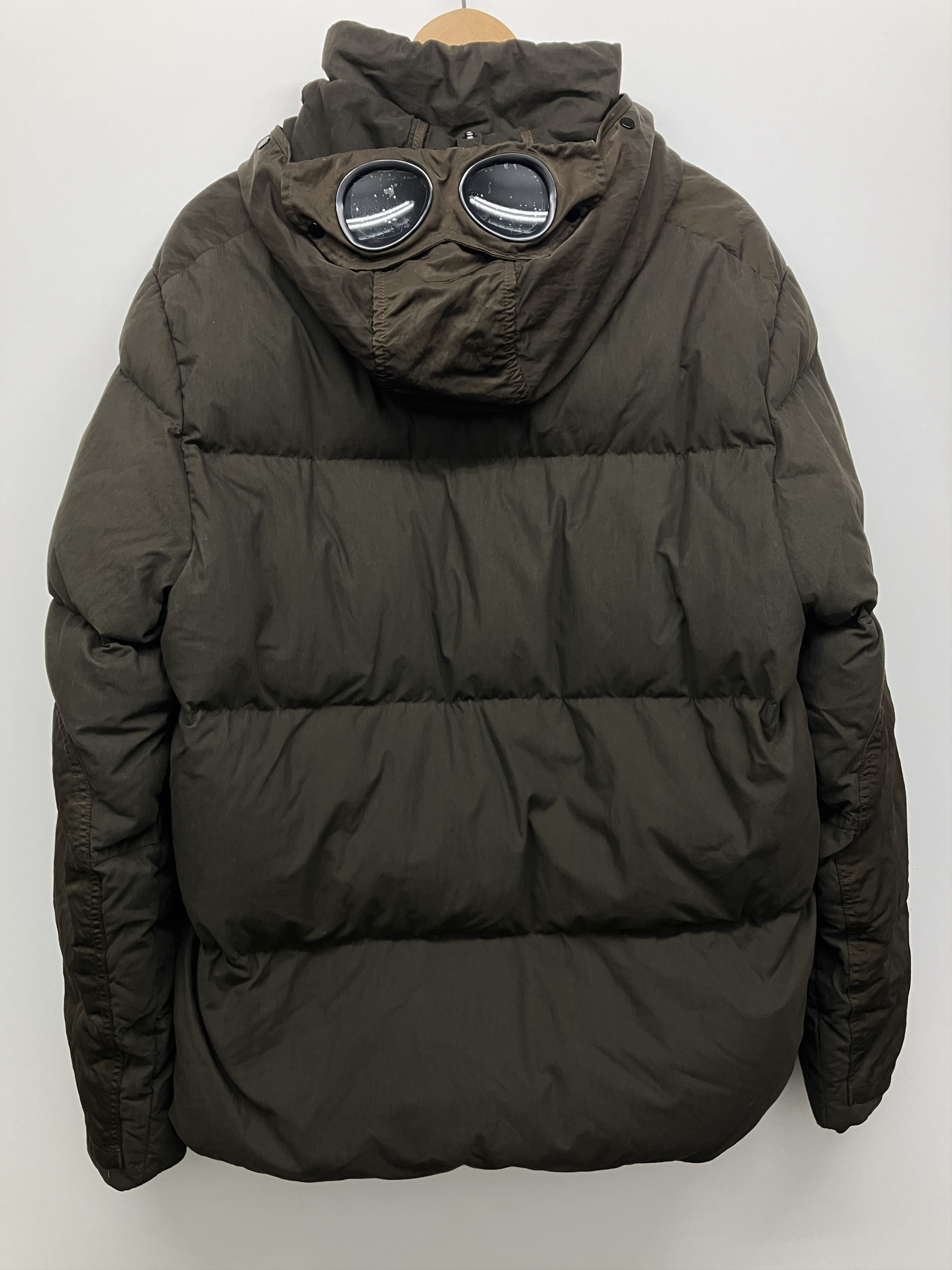 C.P. Company C.P. Company '50 Fili' Down Bomber Jacket - Khaki Size US L / EU 52-54 / 3 - 2 Thumbnail