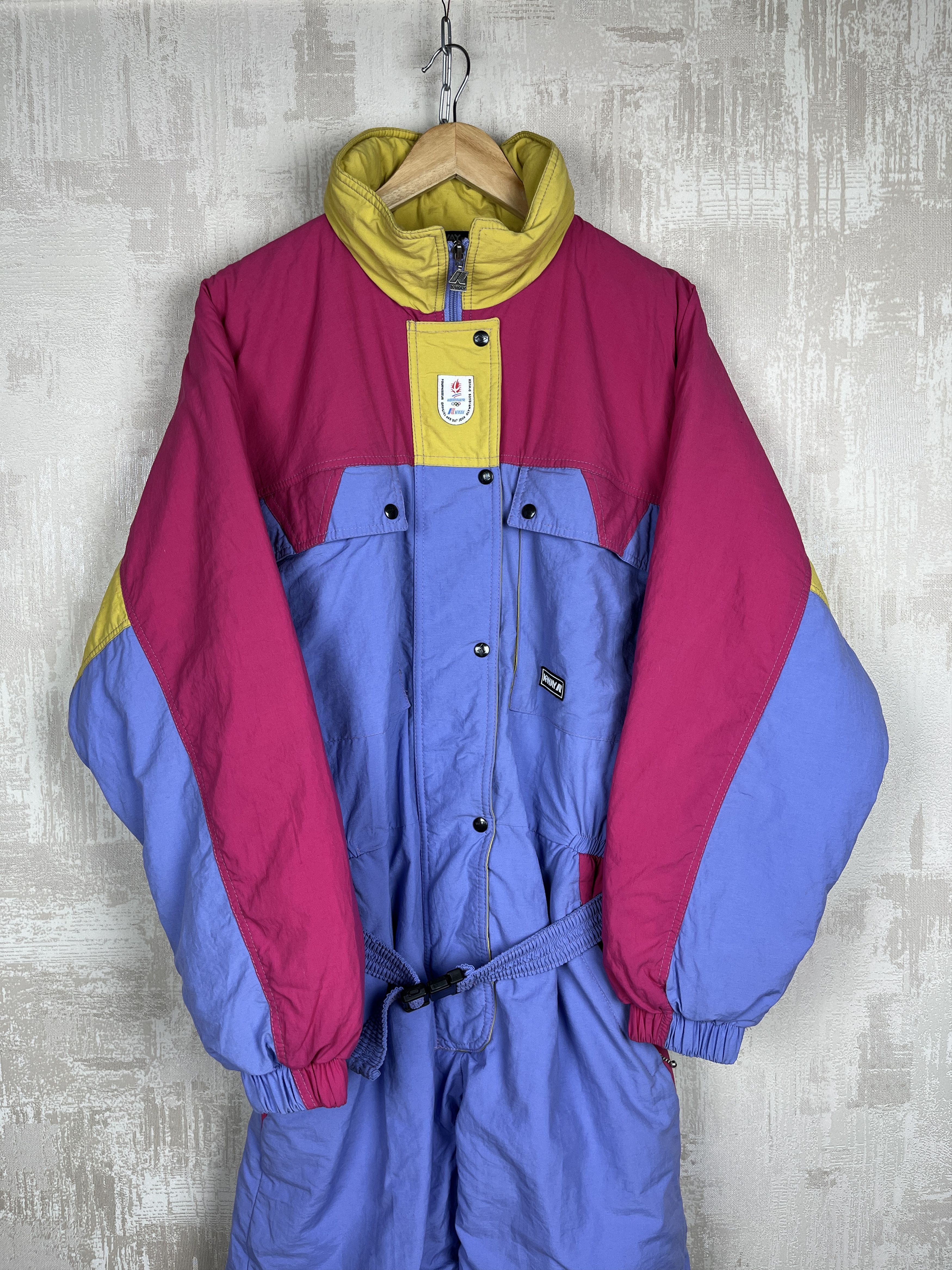 K-Way 90's K-WAY Albertville 1992 Winter Olympics Vintage Ski Suit Size US L / EU 52-54 / 3 - 7 Thumbnail