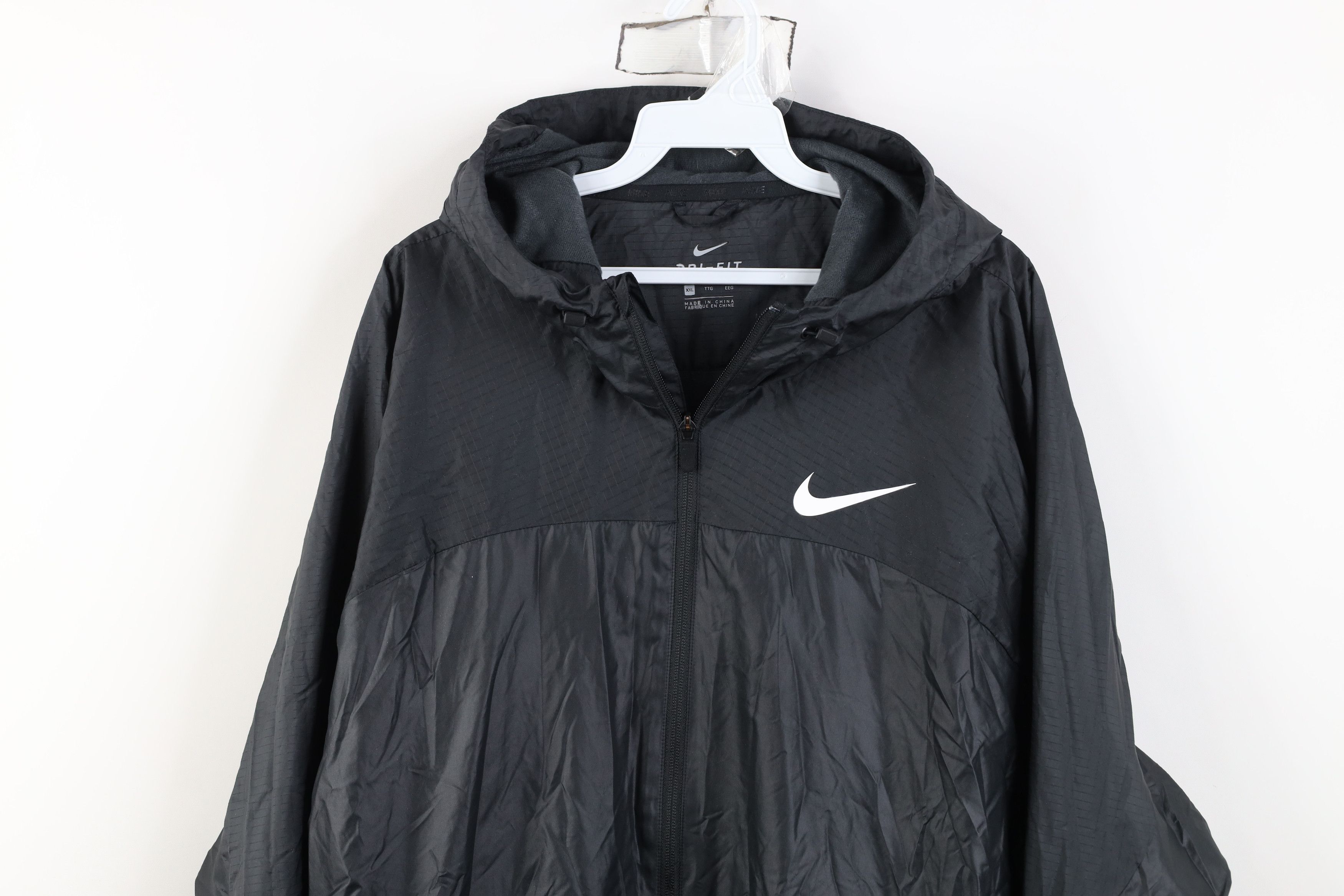 Nike Nike Lightweight Ripstop Windrunner Hooded Jacket Black Size US XXL / EU 58 / 5 - 2 Thumbnail