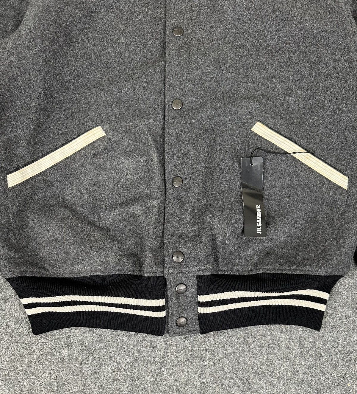 Jil Sander Jil Sander by Raf Simons Cashmere/Satin Reversible Varsity Size US S / EU 44-46 / 1 - 7 Thumbnail