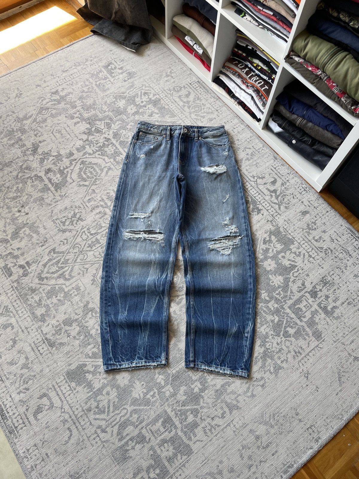 Vintage Vintage Baggy Jeans Faded Mud Washed Avant Garde Japanese Size US 32 / EU 48 - 1 Thumbnail