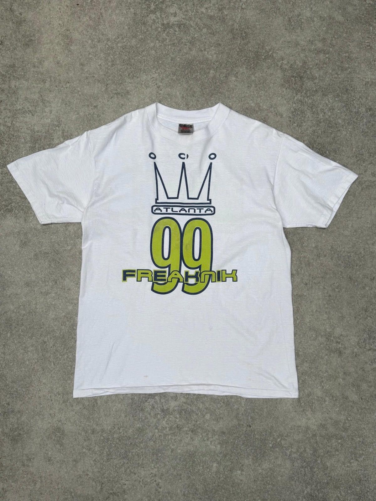 Designer 1999 Freaknik Atlanta Single Stitch Graphic Tee Size ONE SIZE - 1 Thumbnail
