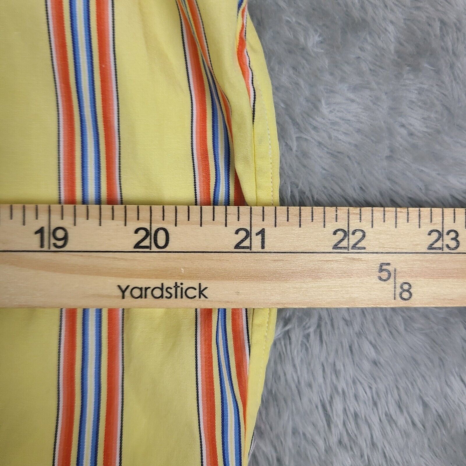 Polo Ralph Lauren Ralph Lauren Custom Fit Yellow Stripe Long Sleeve Mens Shirt Size US XXL / EU 58 / 5 - 3 Thumbnail