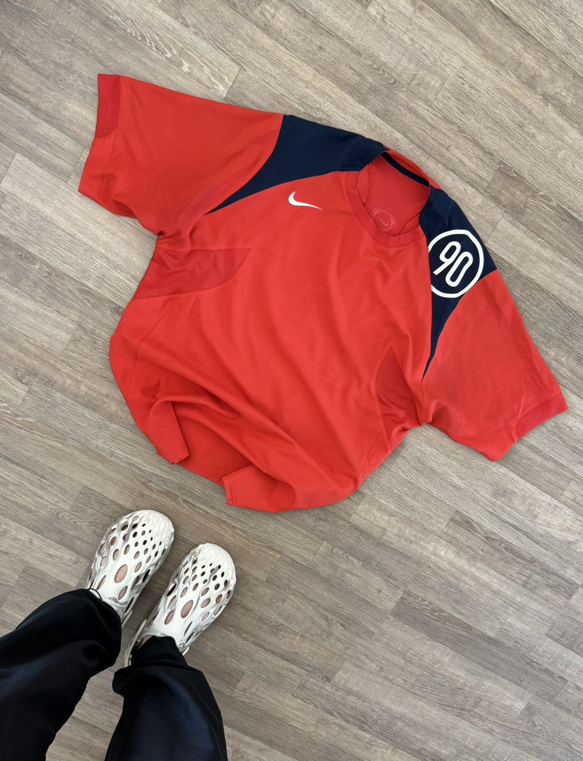 Other Nike T90 Total 90 Soccer Blokecore Hype Y2K Football Jersey Size US XL / EU 56 / 4 - 1 Thumbnail