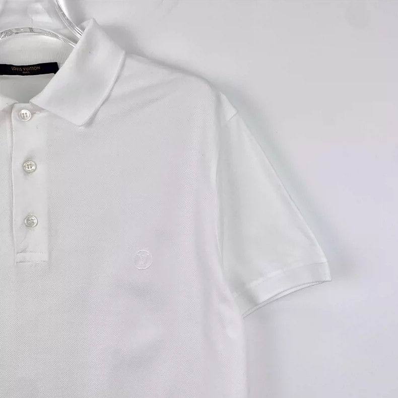 Louis Vuitton Louis Vuitton White embroidered logo cotton short sleeve P Size US XS / EU 42 / 0 - 3 Thumbnail
