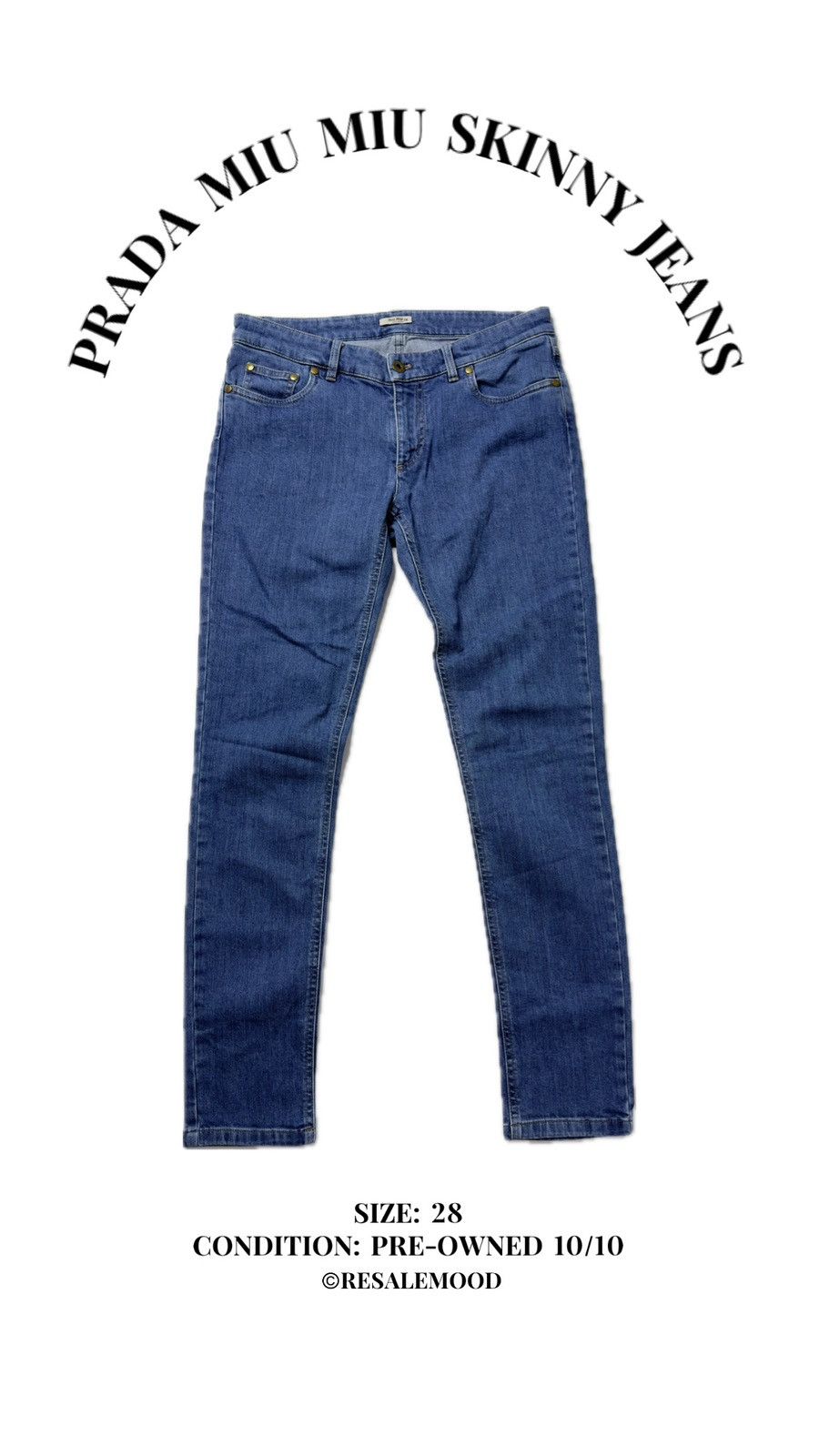 Miu Miu × Prada Prada miu miu skinny jeans Size 28" / US 6 / IT 42 - 1 Thumbnail