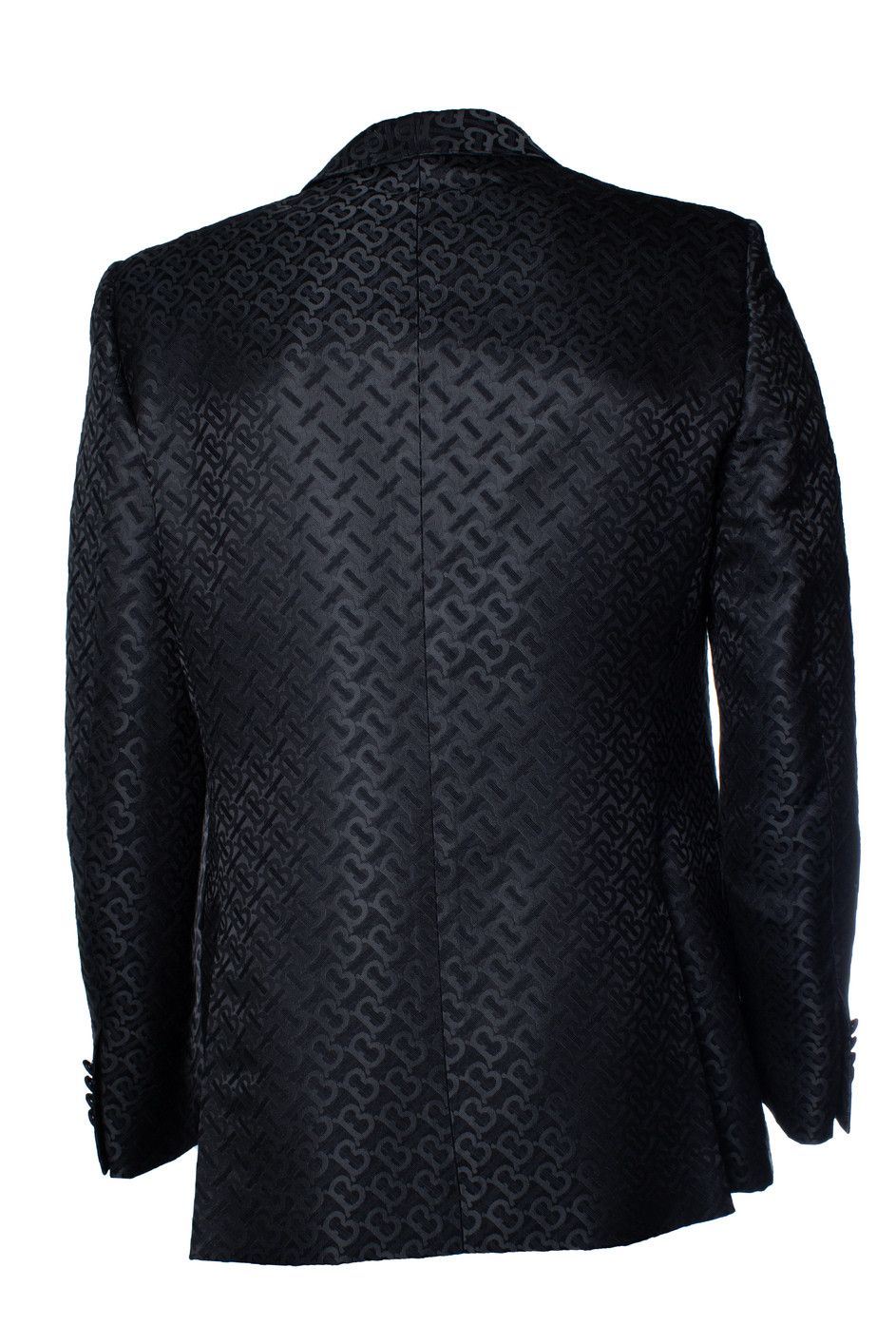 Burberry Burberry, B printed blazer in black Size 54R - 3 Thumbnail