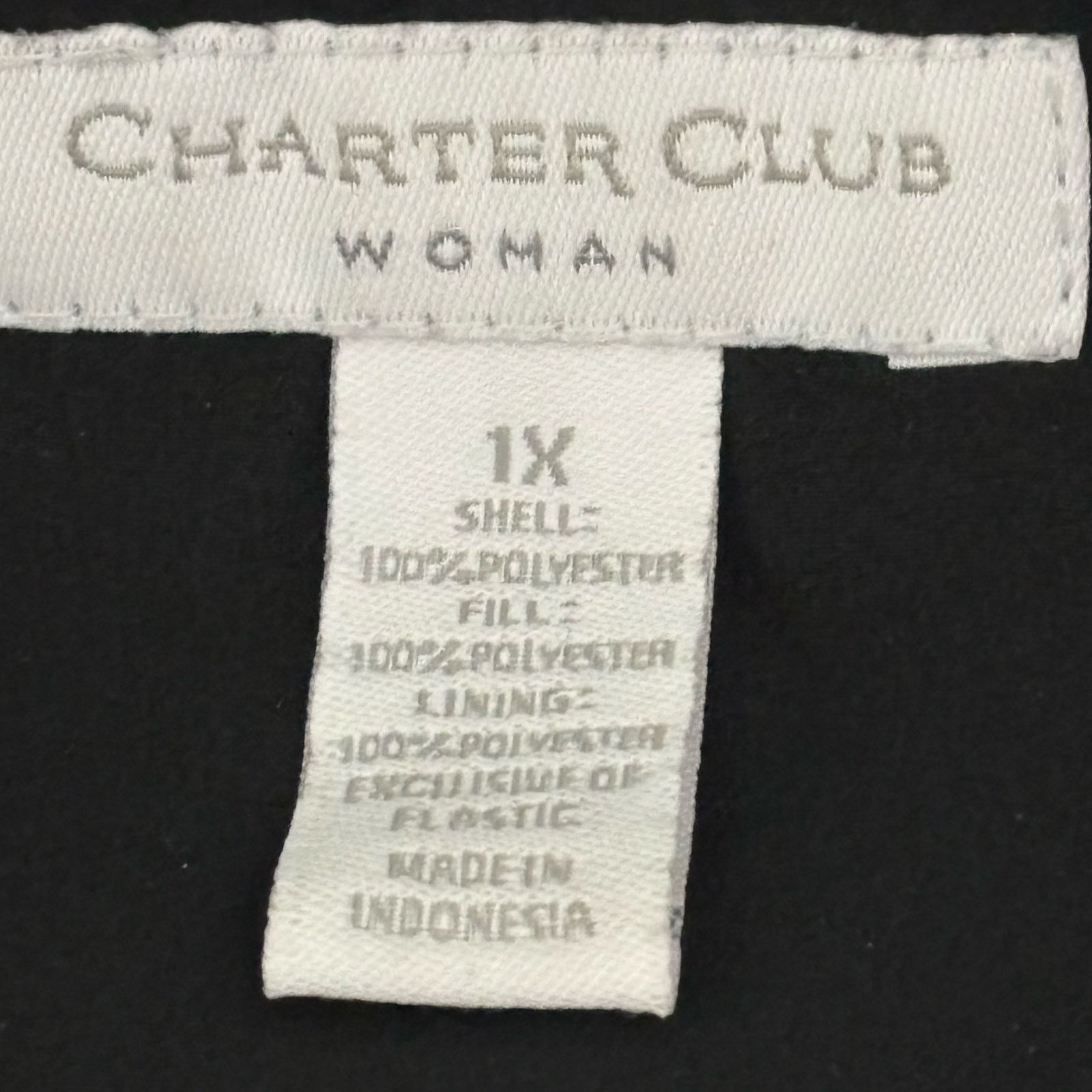 Other Charter Club Woman Black Quilted Vest Size 1X Size XL / US 12-14 / IT 48-50 - 3 Thumbnail