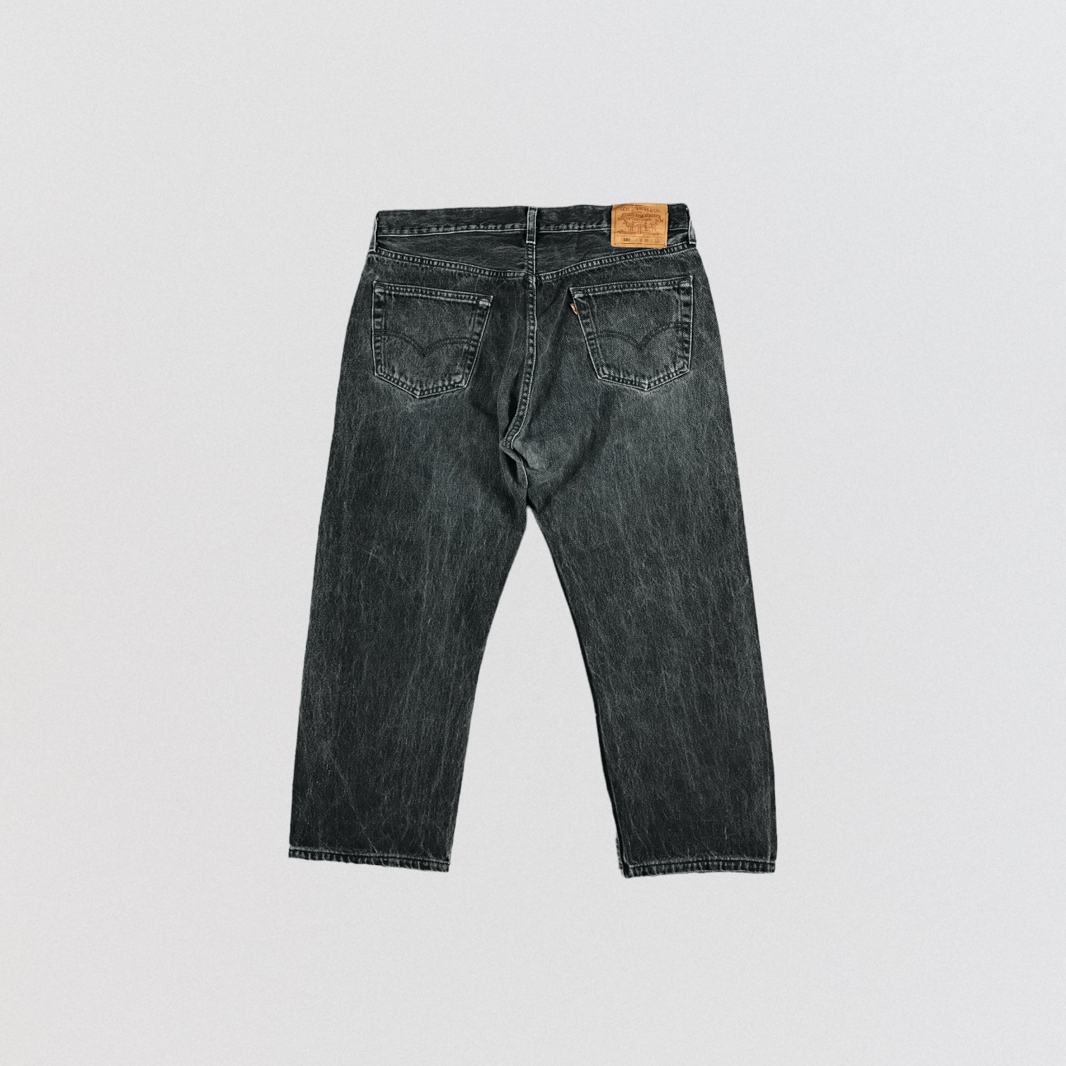 Levi's Faded Black Levis 501 Jeans-JM2370 Size US 36 / EU 52 - 2 Thumbnail