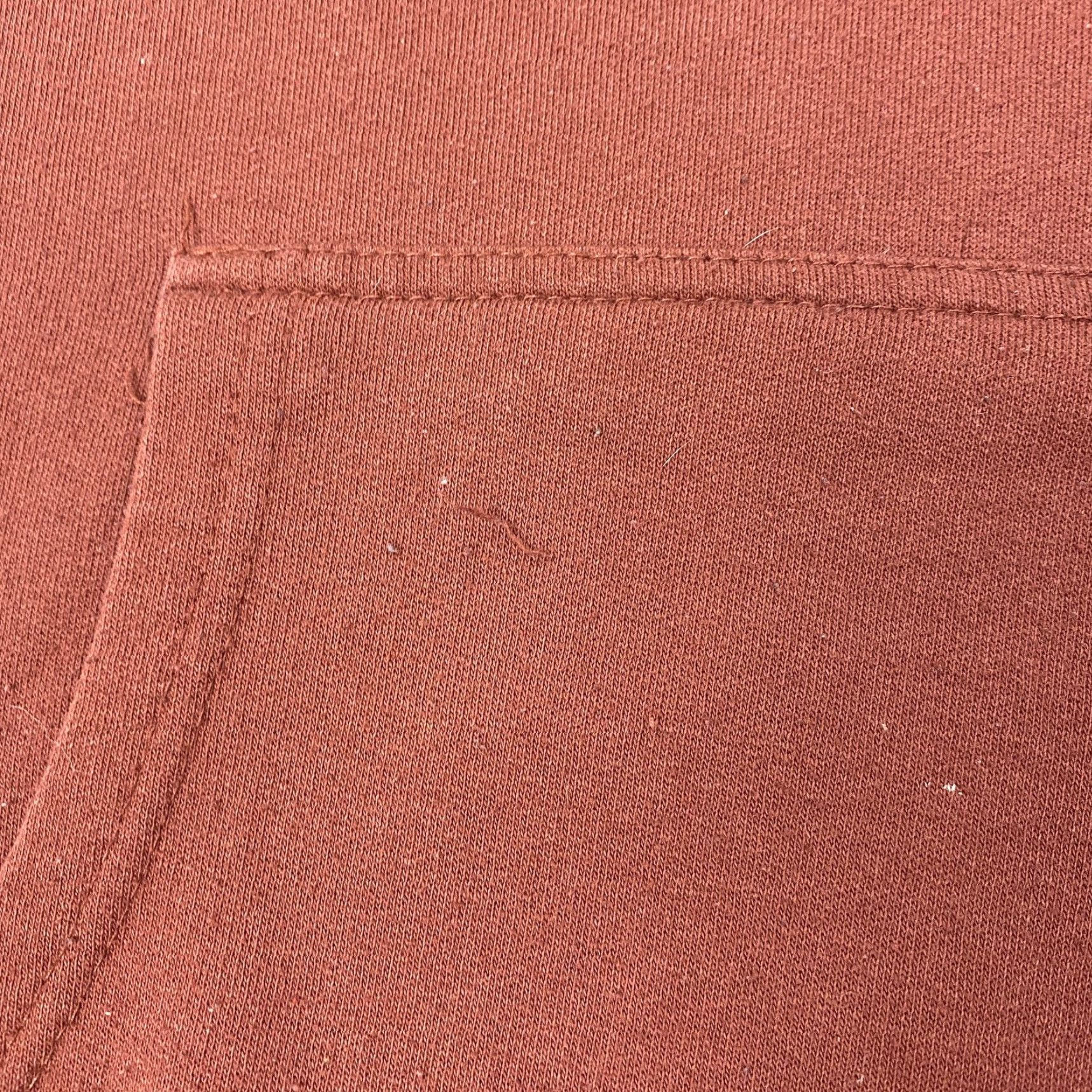 Vintage Cabela's Hoodie Mens Small Rust Brown Pullover Sweatshirt Outdoor Fleece Lined Size US S / EU 44-46 / 1 - 3 Thumbnail