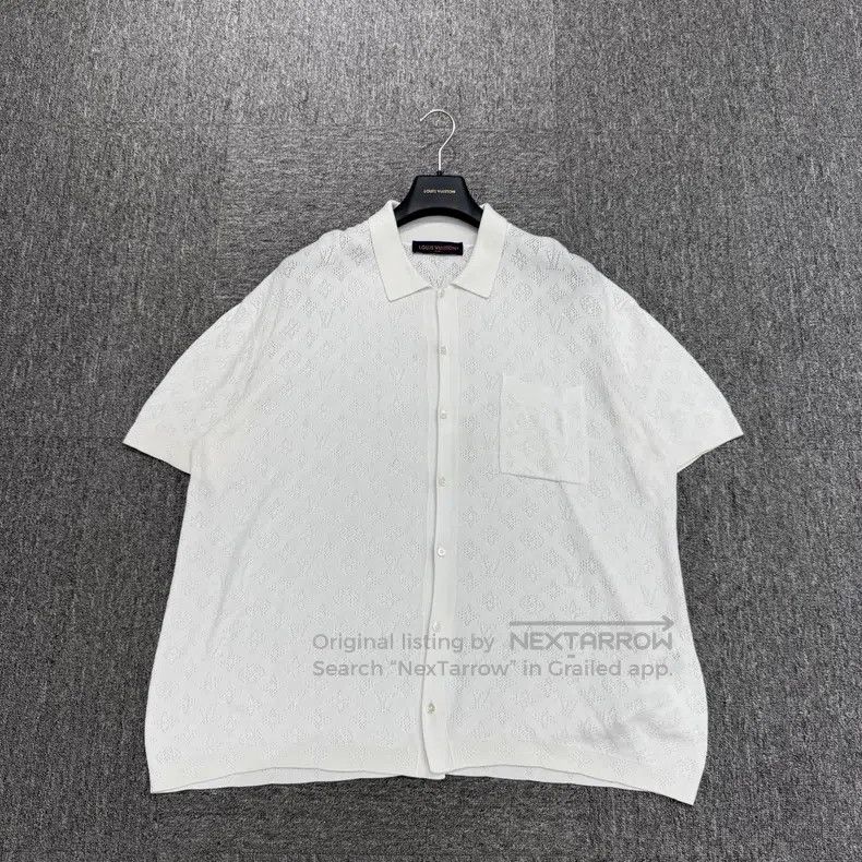 Louis Vuitton Louis Vuitton Cutout presbyopic knit short sleeves Size US L / EU 52-54 / 3 - 1 Thumbnail