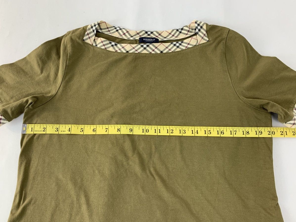Burberry Burberry London Nova Checked Monogram Ringer T-shirt Size M / US 6-8 / IT 42-44 - 8 Thumbnail