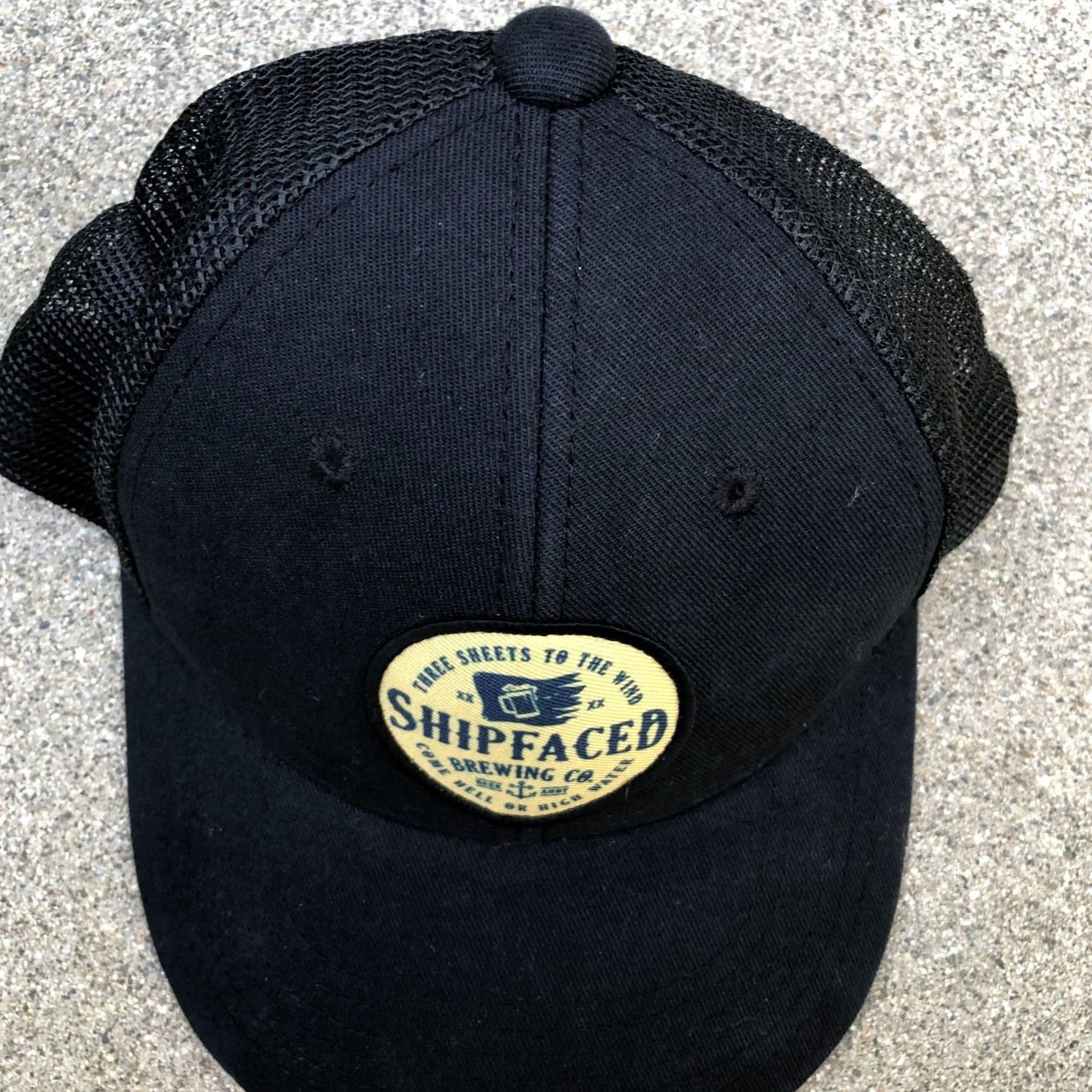 Vintage CRAZY SHIRTS SHIPFACED BREWING CO Trucker Hat Mens One Size Black Snapback Cap Size US M / EU 48-50 / 2 - 4 Thumbnail