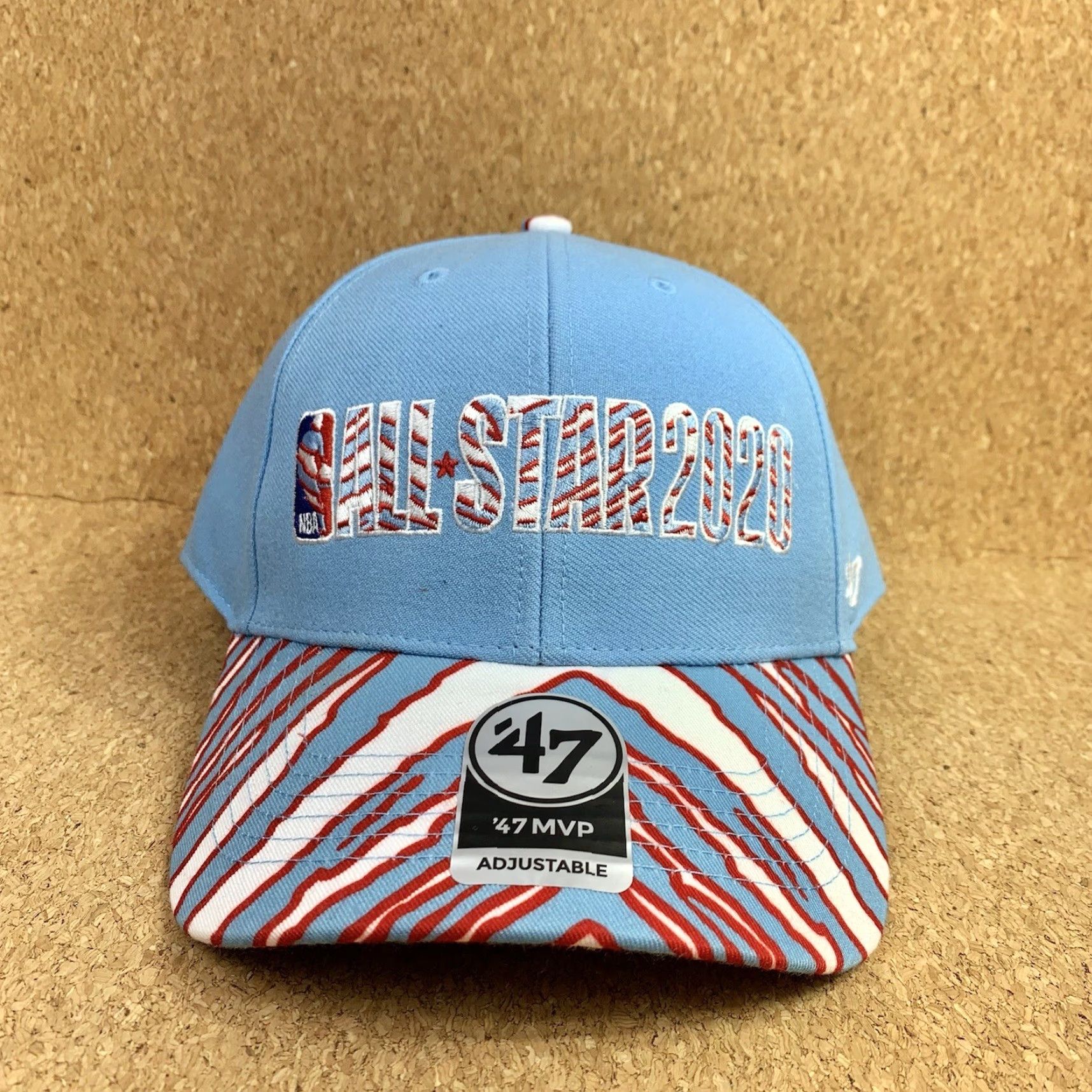 New Era NBA All Stars Chicago 2020 Cap Hat Blue/Red Camo New Era Snap Back Mens Baseball Size ONE SIZE - 2 Thumbnail