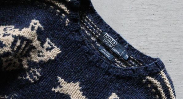 Polo Ralph Lauren Vintage Polo Ralph Lauren Eagle Shield Knit Star Sweater XL Size US XL / EU 56 / 4 - 8 Thumbnail