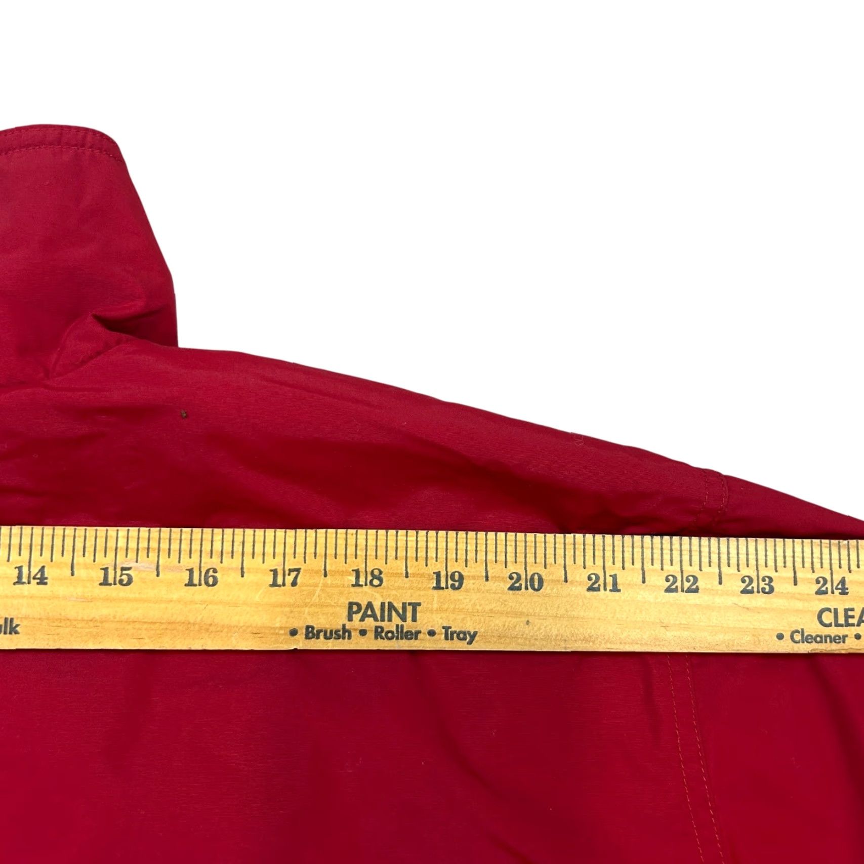 Vintage L.L.Bean Bomber Jacket Men 3XL Red Full Zip Outdoor Casual Winter Long Sleeve Zip Pockets Stand-Up Collar Regular Fit Shirt/Coat (Jacket) Mens Size US XXL / EU 58 / 5 - 7 Thumbnail
