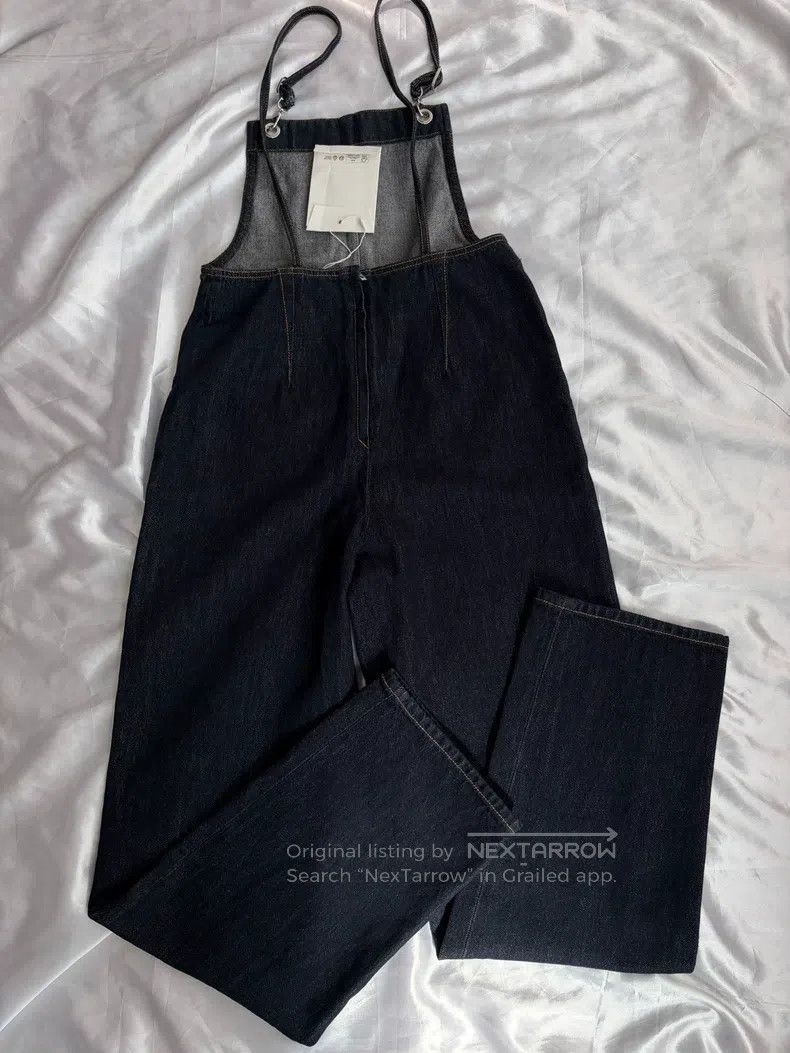 Chanel Chanel Early spring vacation dark blue one-piece denim bib Size 24" / US 00 / IT 34 - 2 Thumbnail