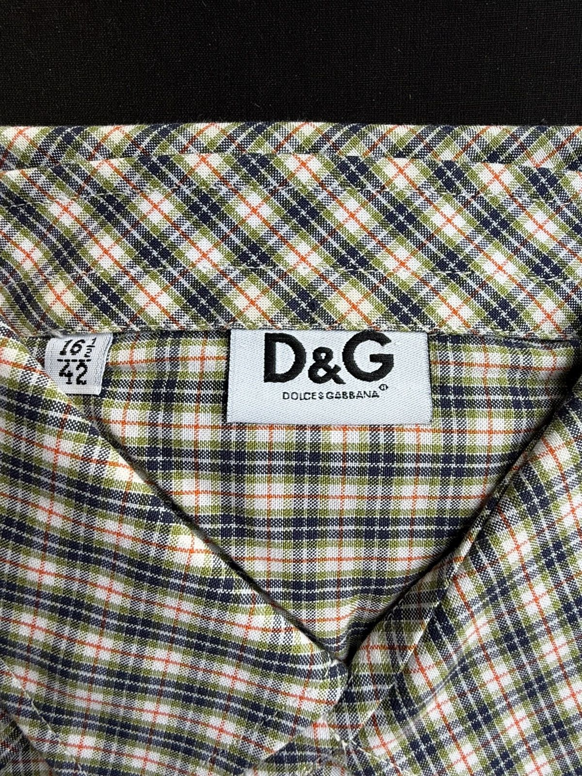 Dolce & Gabbana D&G - Dolce & Gabbana shirt 16 1/2 (42) Size US L / EU 52-54 / 3 - 4 Thumbnail