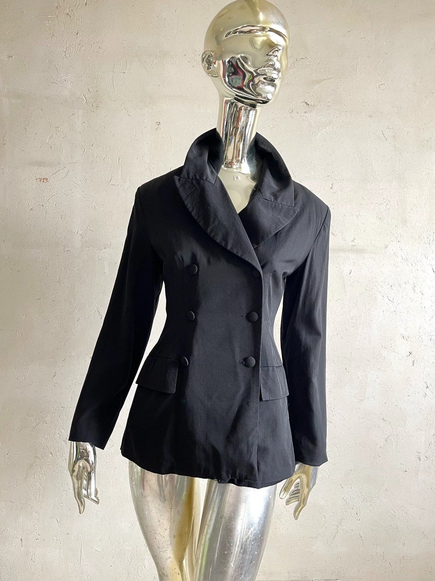 plein sud Plein Sud Back Cutout Suspender Blazer 38 (S/M) Size XS / US 0-2 / IT 36-38 - 3 Thumbnail