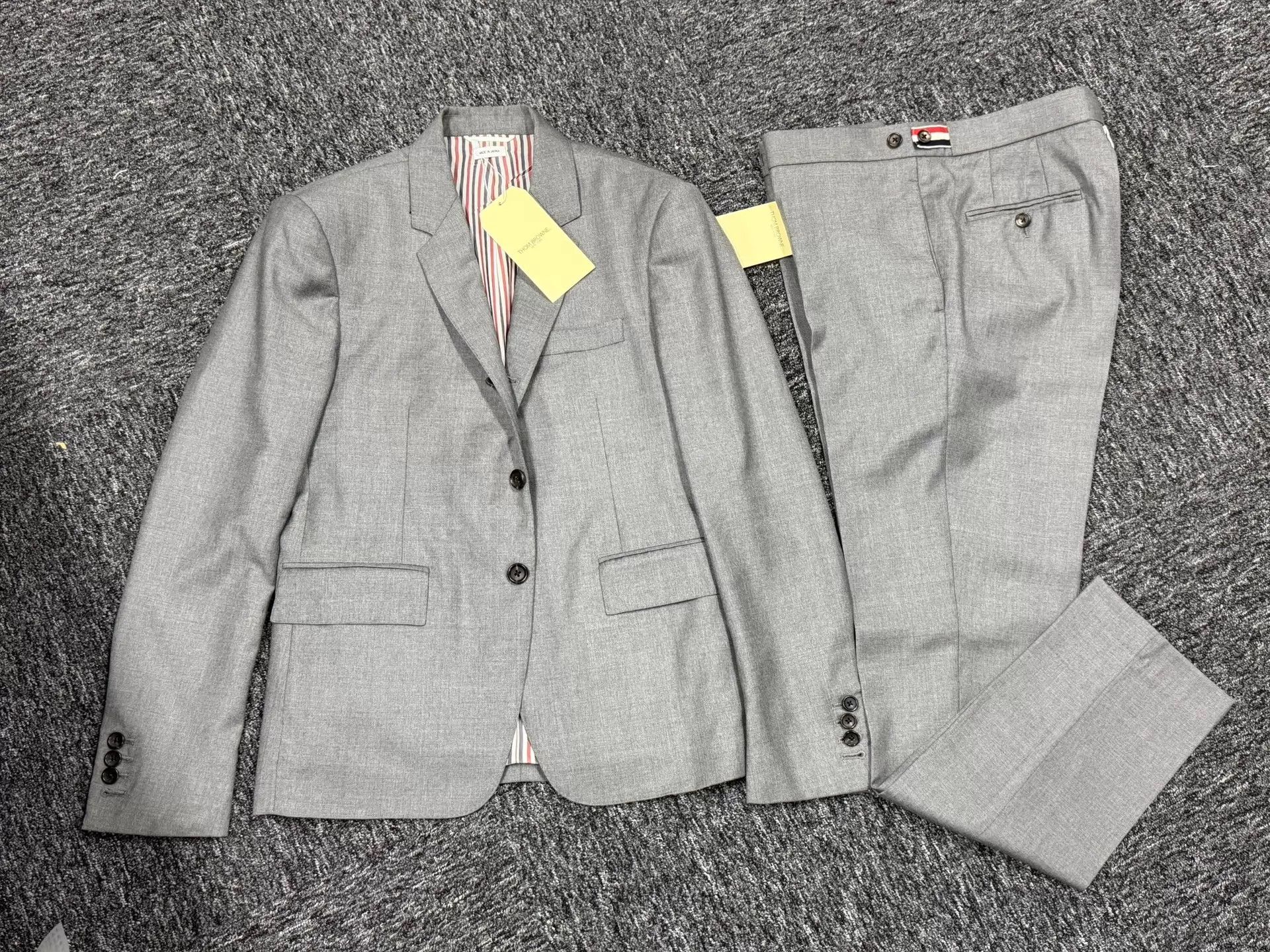 Thom Browne Thom Browne Classic Mid Gray Slim Fit Suit Size US M / EU 48-50 / 2 - 3 Thumbnail