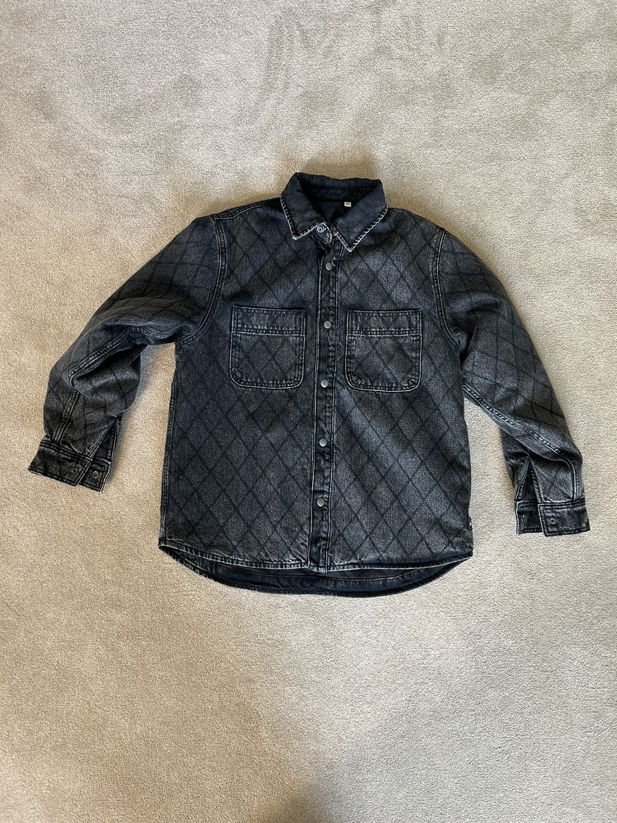 Image of Stussy Denim Jacket in Black, Men's (Size Small)