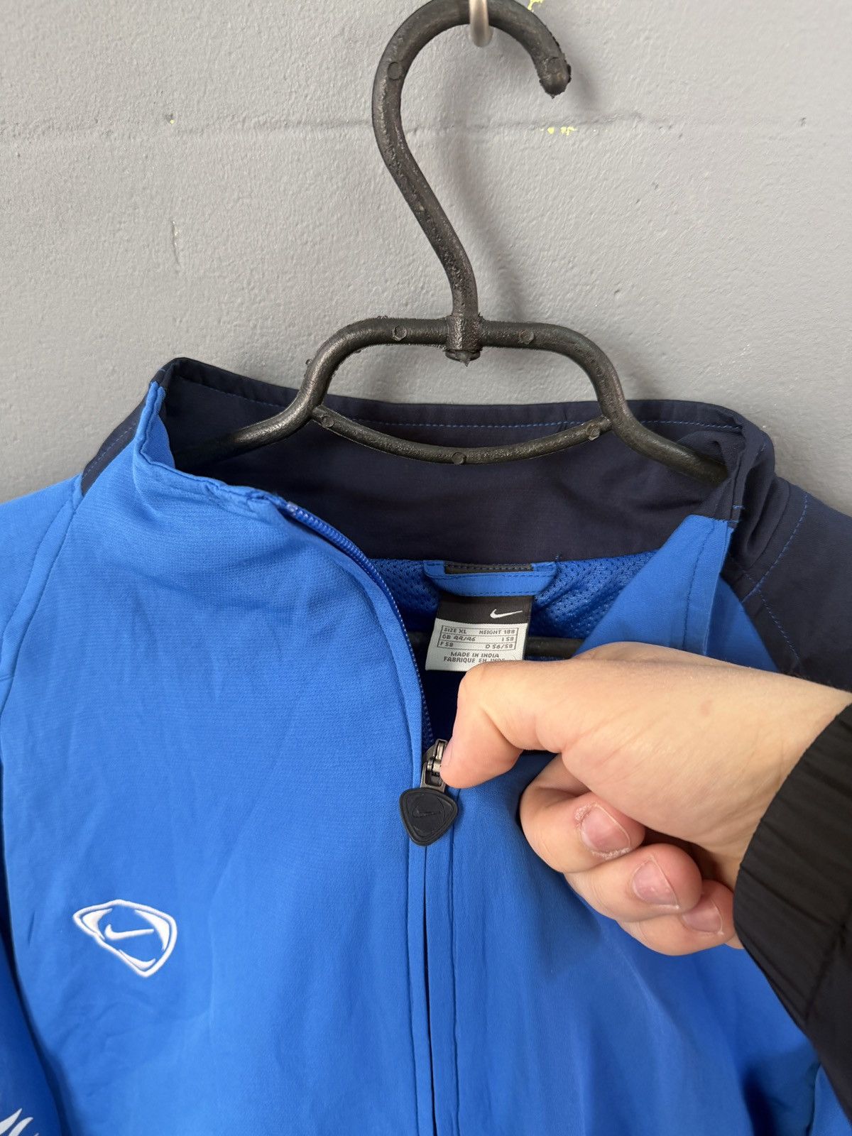 Nike Vintage Nike KNVB Nederland Track Jacket Soccer Jersey Rare Size US XL / EU 56 / 4 - 4 Thumbnail
