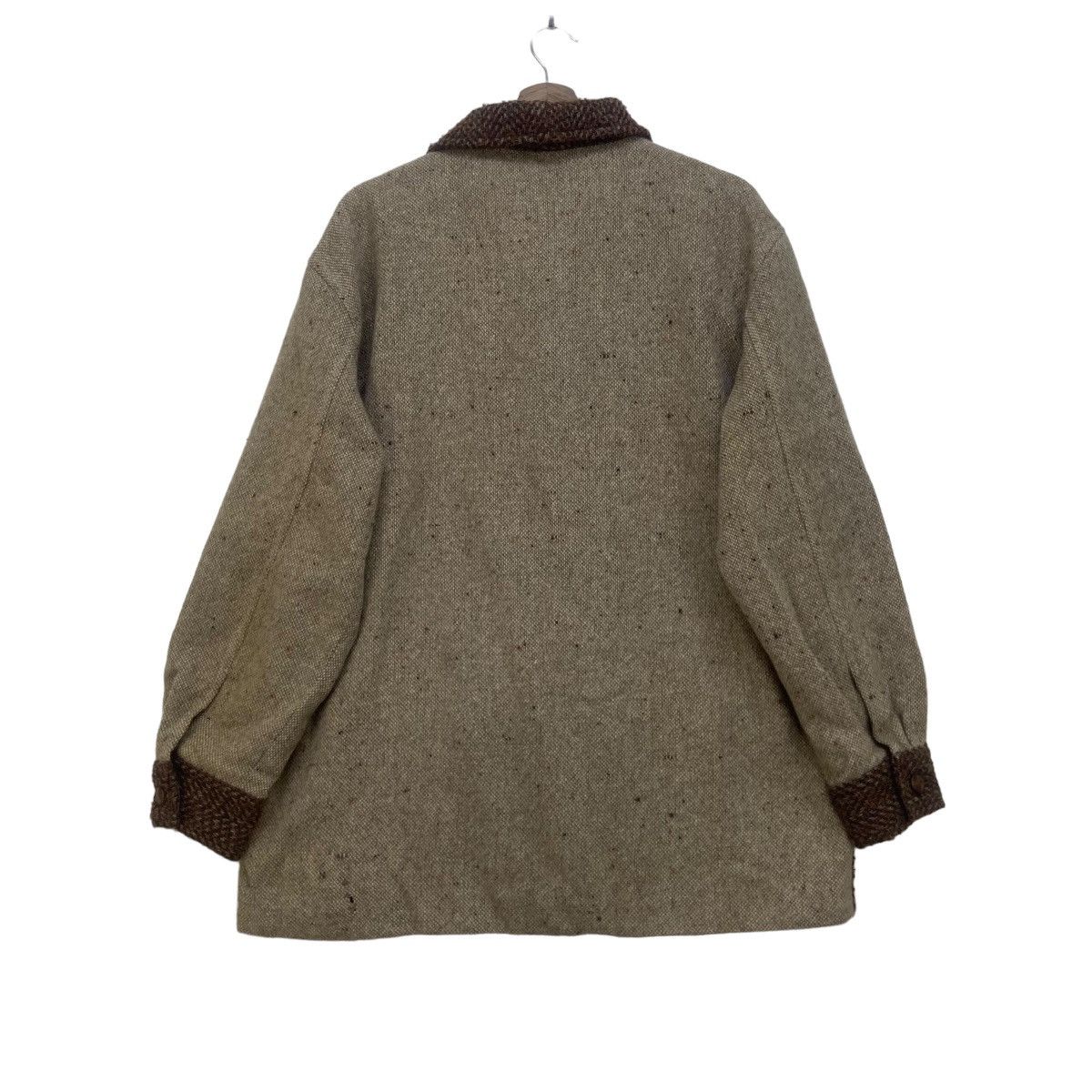 Japanese Brand × Vintage Vintage Japanese Brand Patchwork Rework Wool Jacket Size US S / EU 44-46 / 1 - 4 Thumbnail