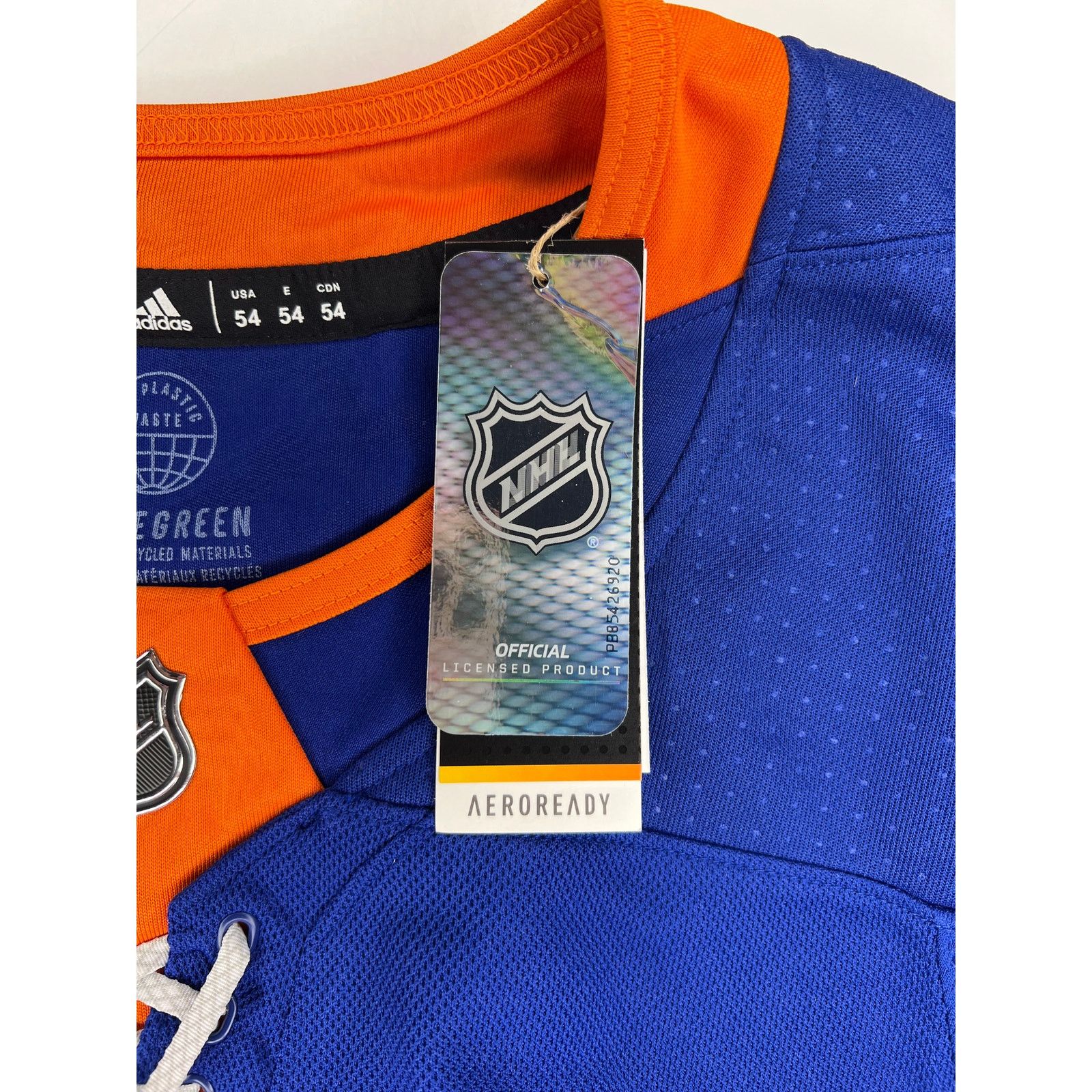 Adidas Adidas NHL New York Islanders Home Royal Hockey Jersey Size US XL / EU 56 / 4 - 8 Thumbnail