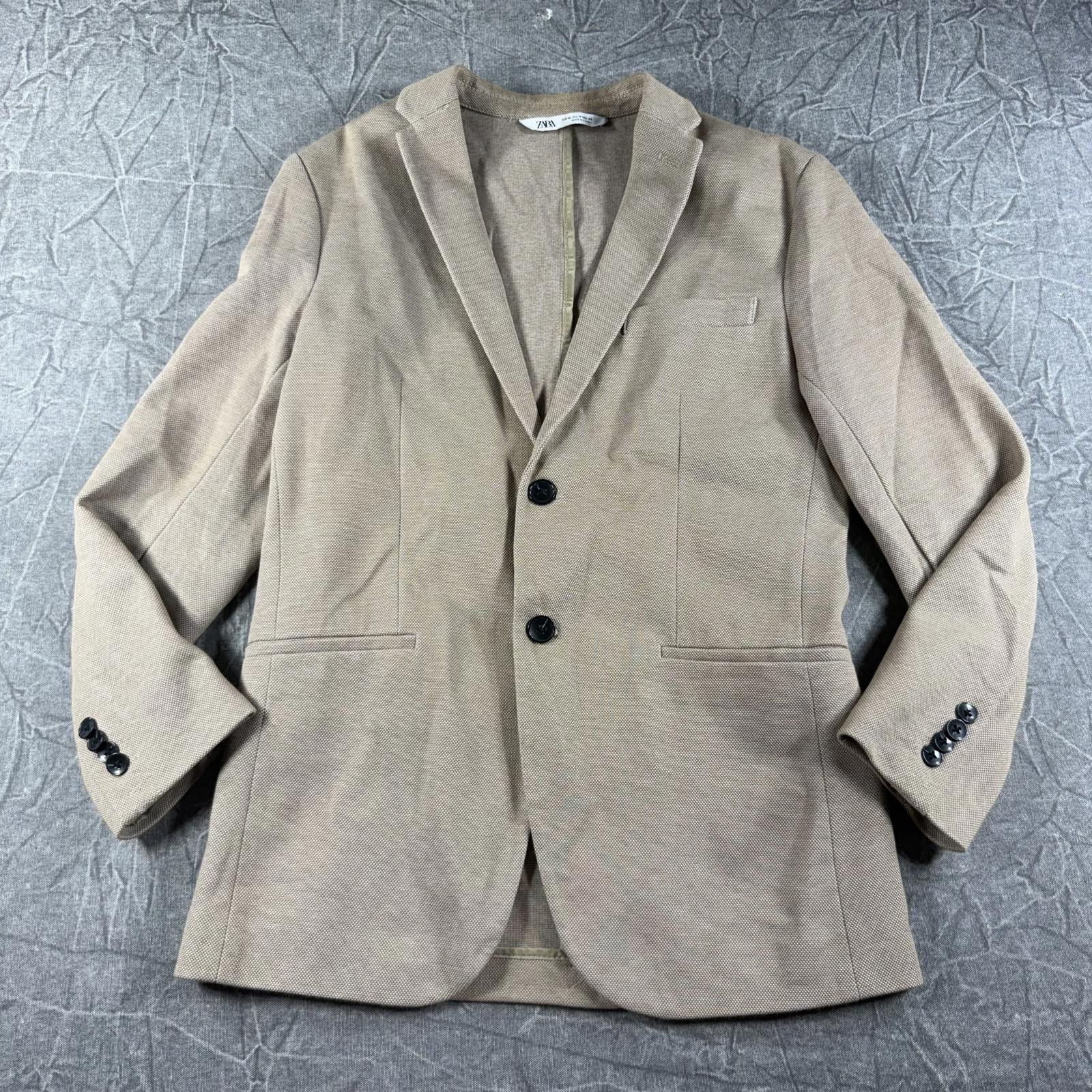 Zara Zara Blazer Men's M Tan Size 38R - 2 Thumbnail