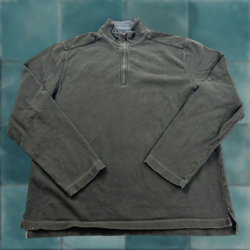 J.Crew J.Crew Sweater 1/4 Zip Mens XL Brown Pullover Size US XL / EU 56 / 4 - 1 Thumbnail