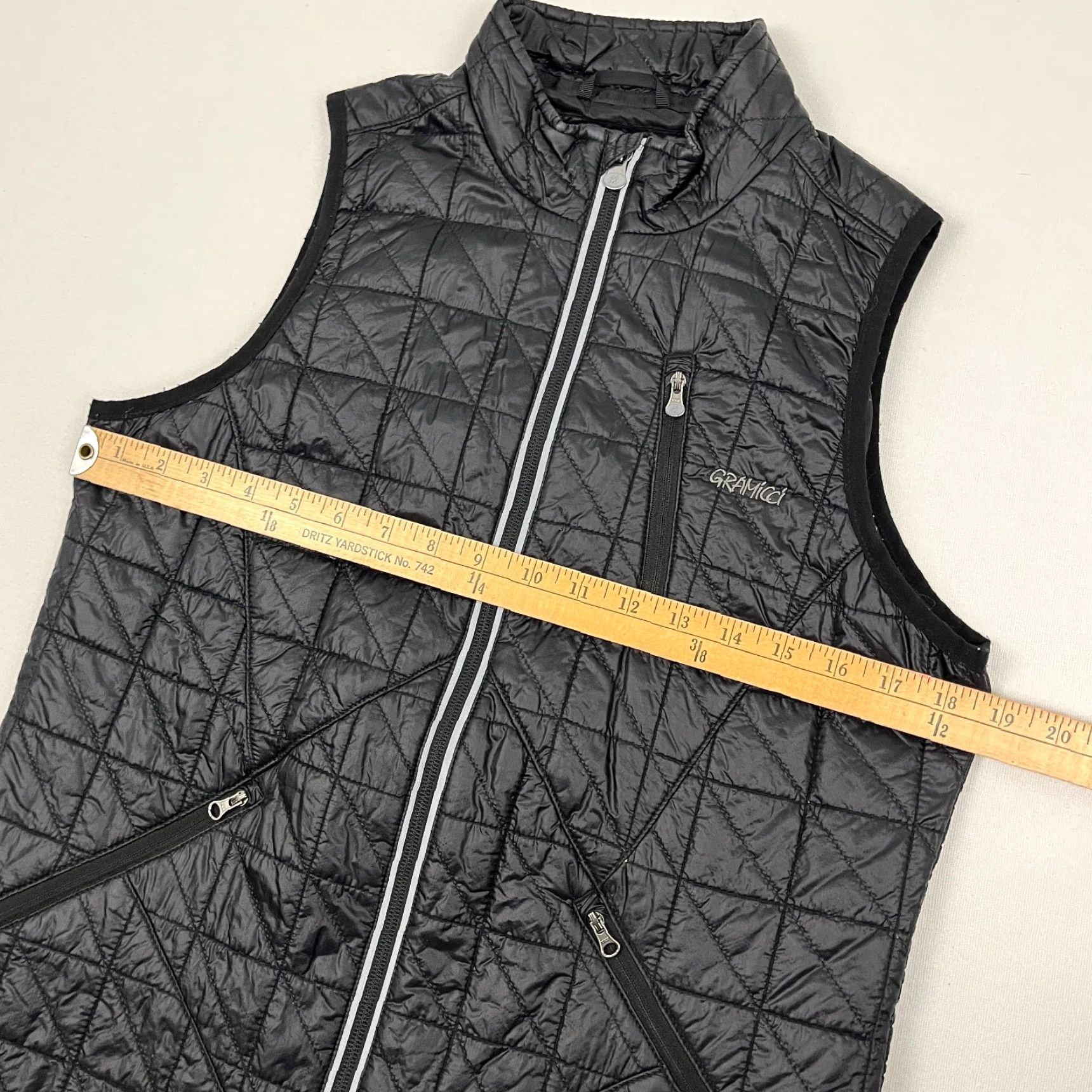 Gramicci Gramicci Vest Womens Medium Black Primaloft Micro Puffer Nylon Hiking Outdoor Jacket Size M / US 6-8 / IT 42-44 - 4 Thumbnail