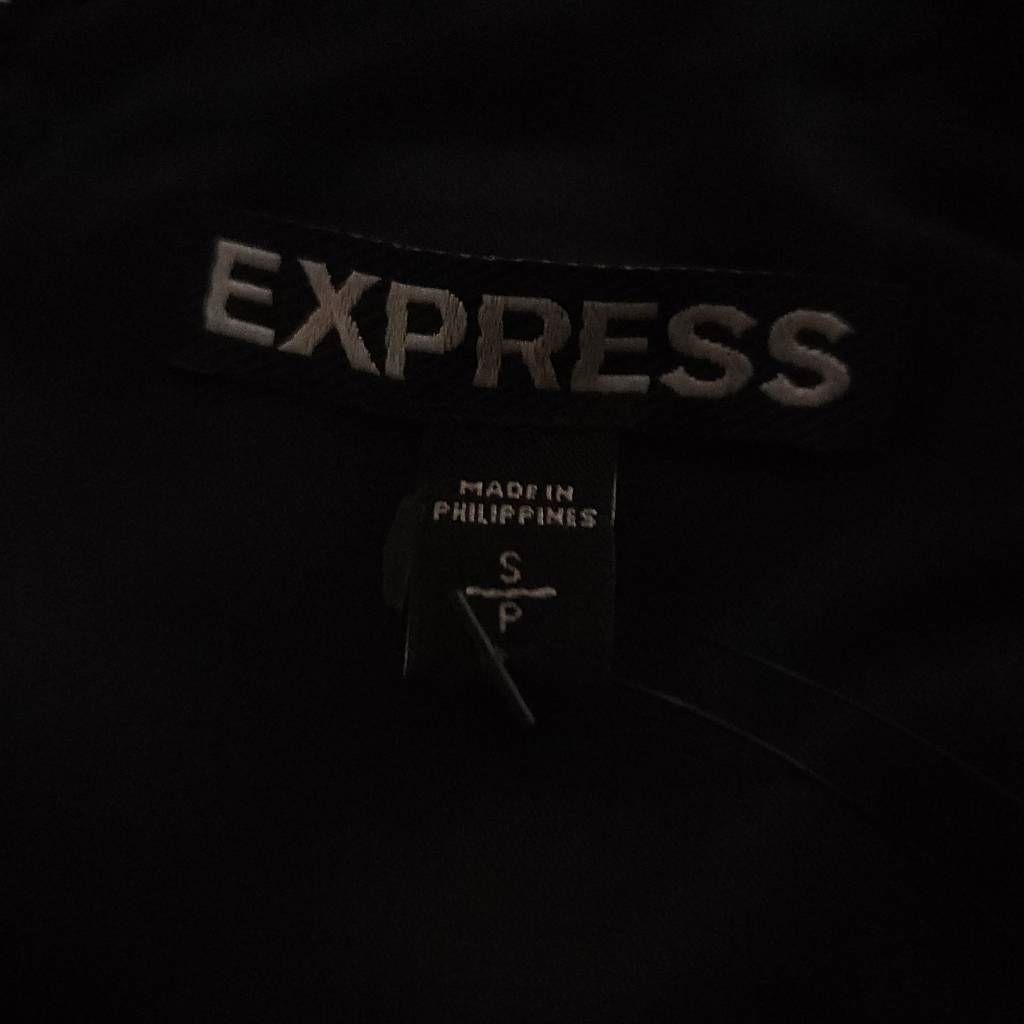 Express Express Women's Size Small Black White Striped Knit Skimmer Top Size S / US 4 / IT 40 - 2 Thumbnail