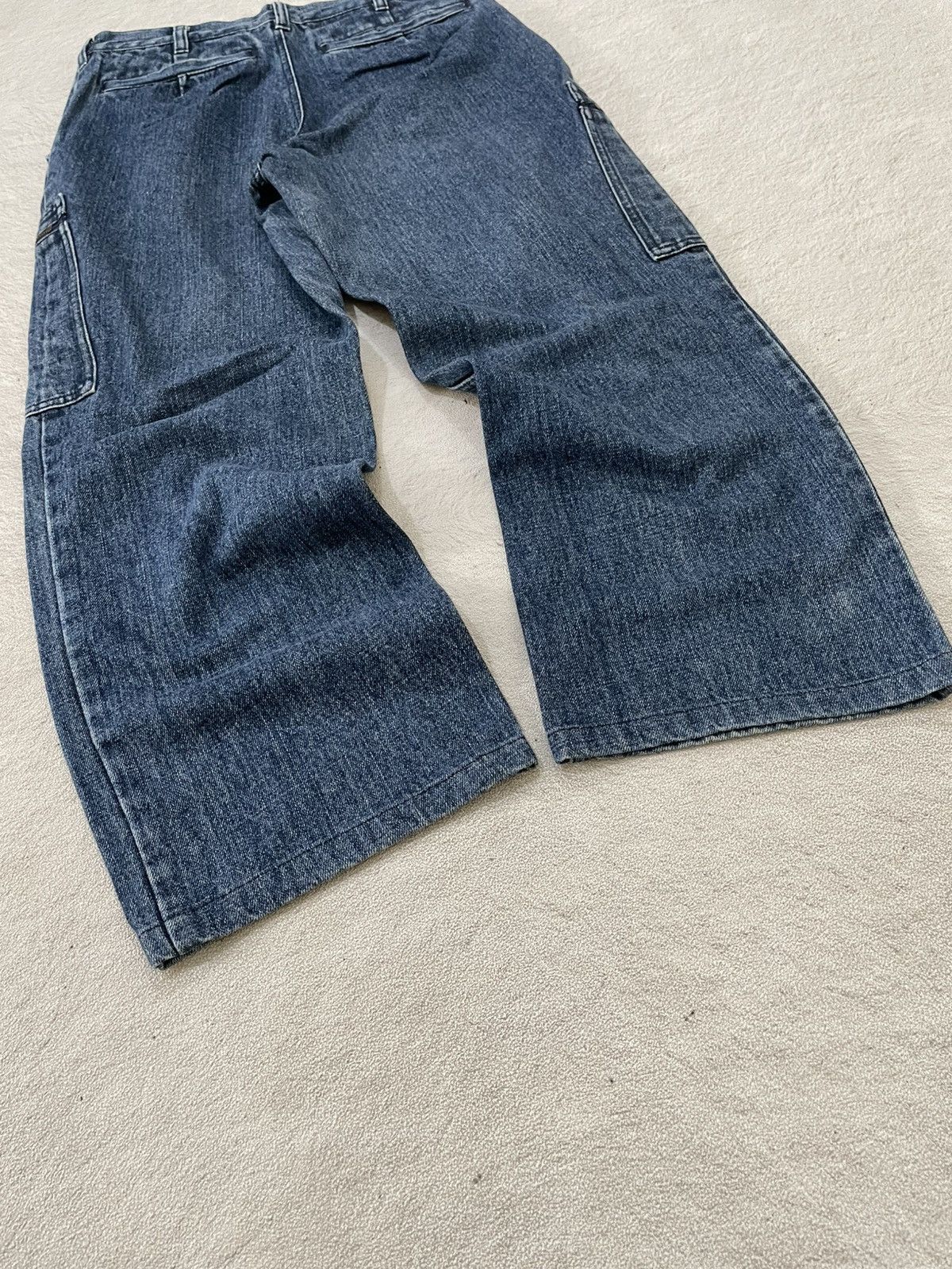 Japanese Brand 00s Japanese Cargo Denim Baggy Fit Y2K Size US 30 / EU 46 - 9 Thumbnail
