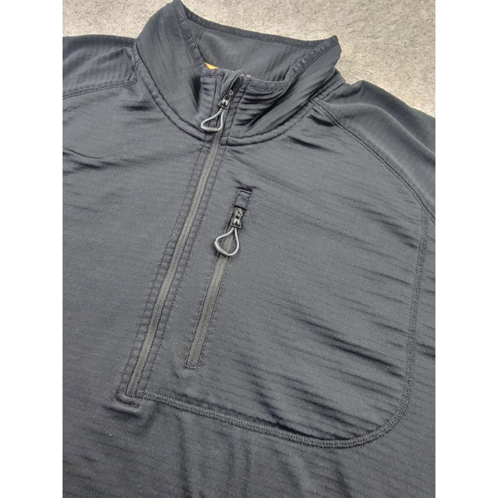 Orvis Orvis Pullover Mens 2XL Black Horseshoe Hills Fleece 1/4 Zip Outdoor Active Shirt Sweater Mens Size US XXL / EU 58 / 5 - 3 Thumbnail
