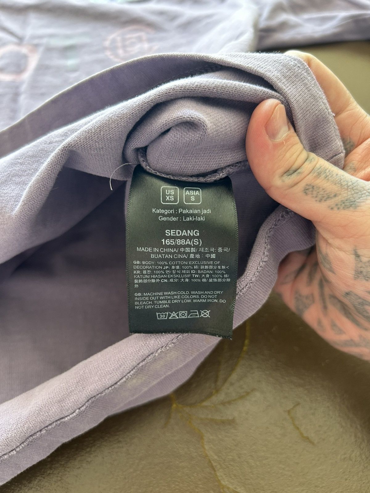 CLOT Clot x The North Face Collab Tee Violet Size US XS / EU 42 / 0 - 8 Thumbnail