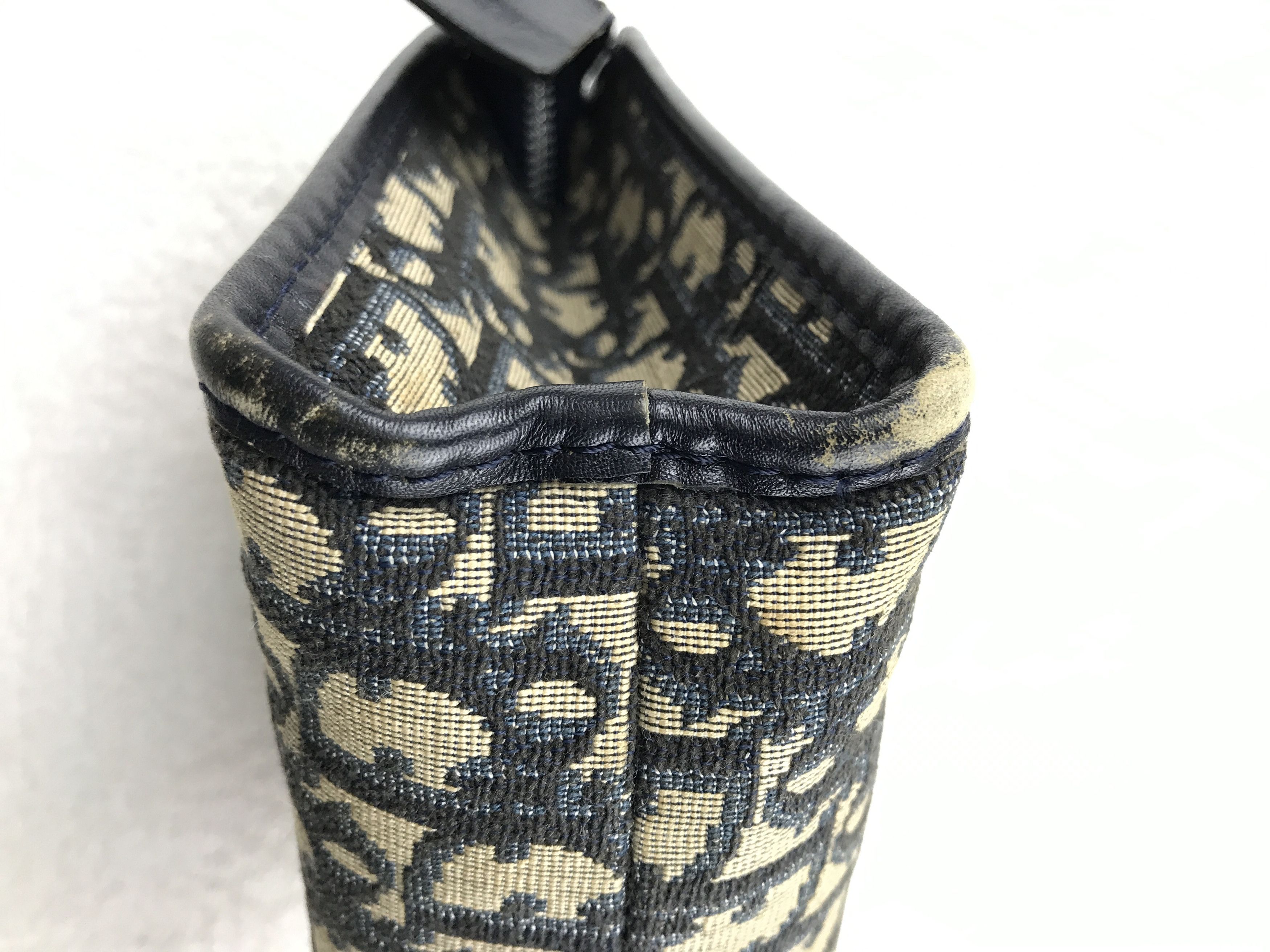 Christian Dior Monsieur Vintage Christian Dior Oblique Pouch Bag Size ONE SIZE - 18 Thumbnail