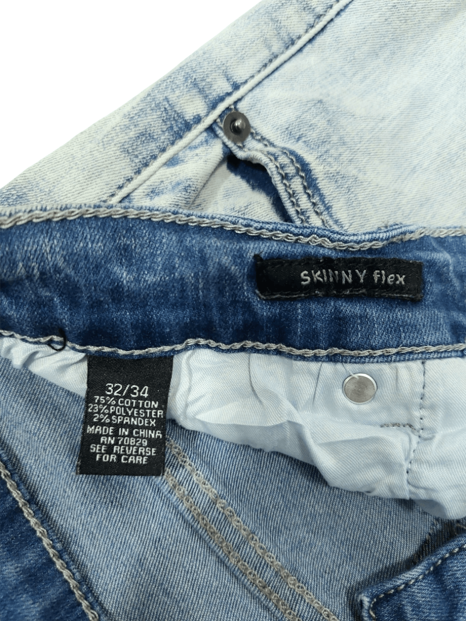 Other DOPE🔥 Black Biker Denim Skinny Fit Size US 32 / EU 48 - 16 Thumbnail