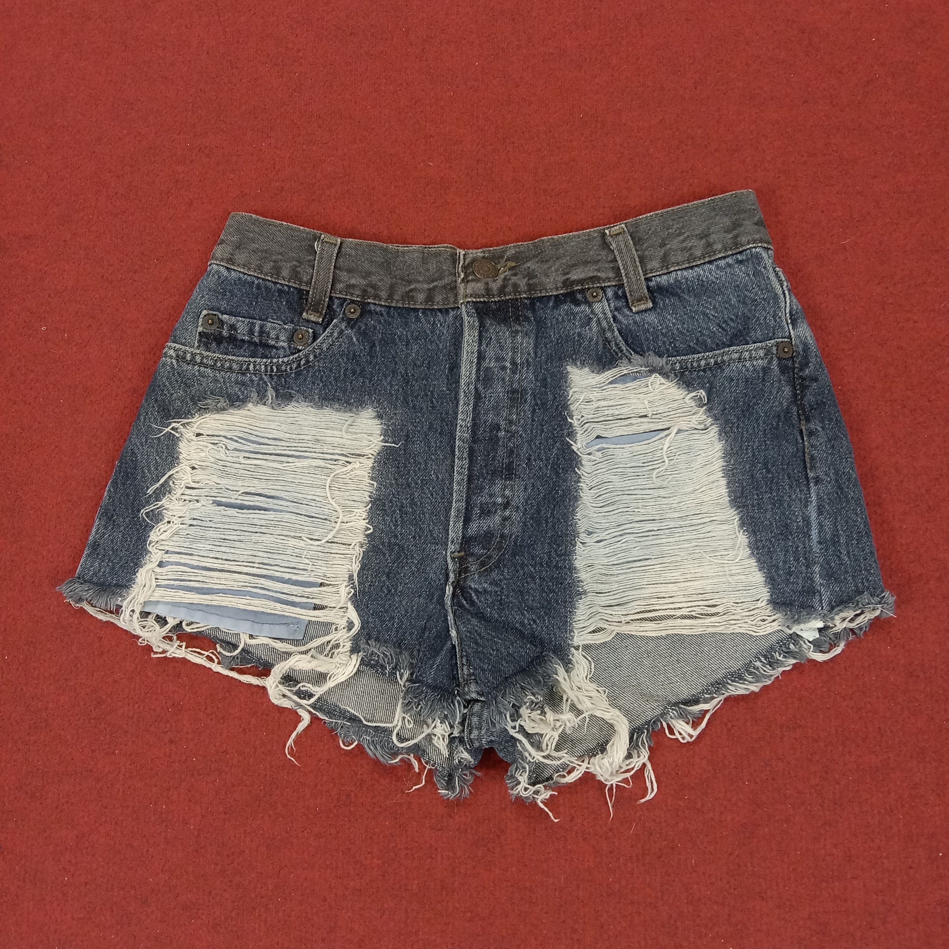 Levis Distressed Short Jeans Fashion Summer Style