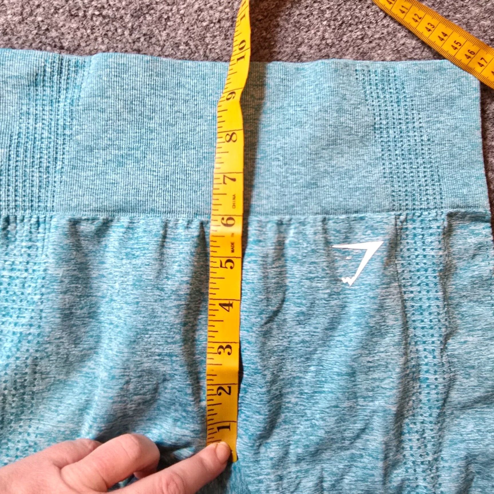 Gymshark Gymshark Pants Womens Small Green Vital Seamless Leggings Stretch Athleisure Size 28" / US 6 / IT 42 - 5 Thumbnail