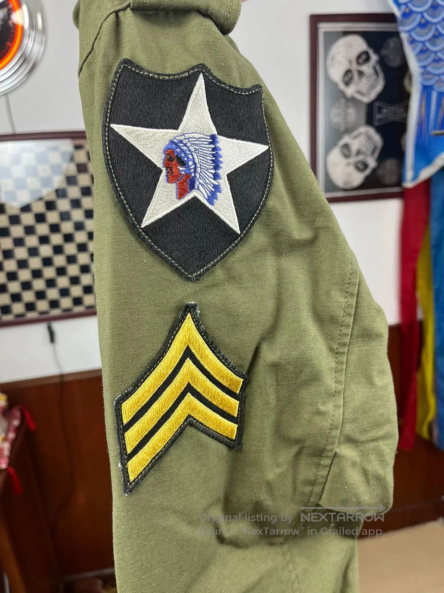 The Real McCoy's Toys McCoy M65 Jacket with Lennon Patch. Size US L / EU 52-54 / 3 - 7 Thumbnail