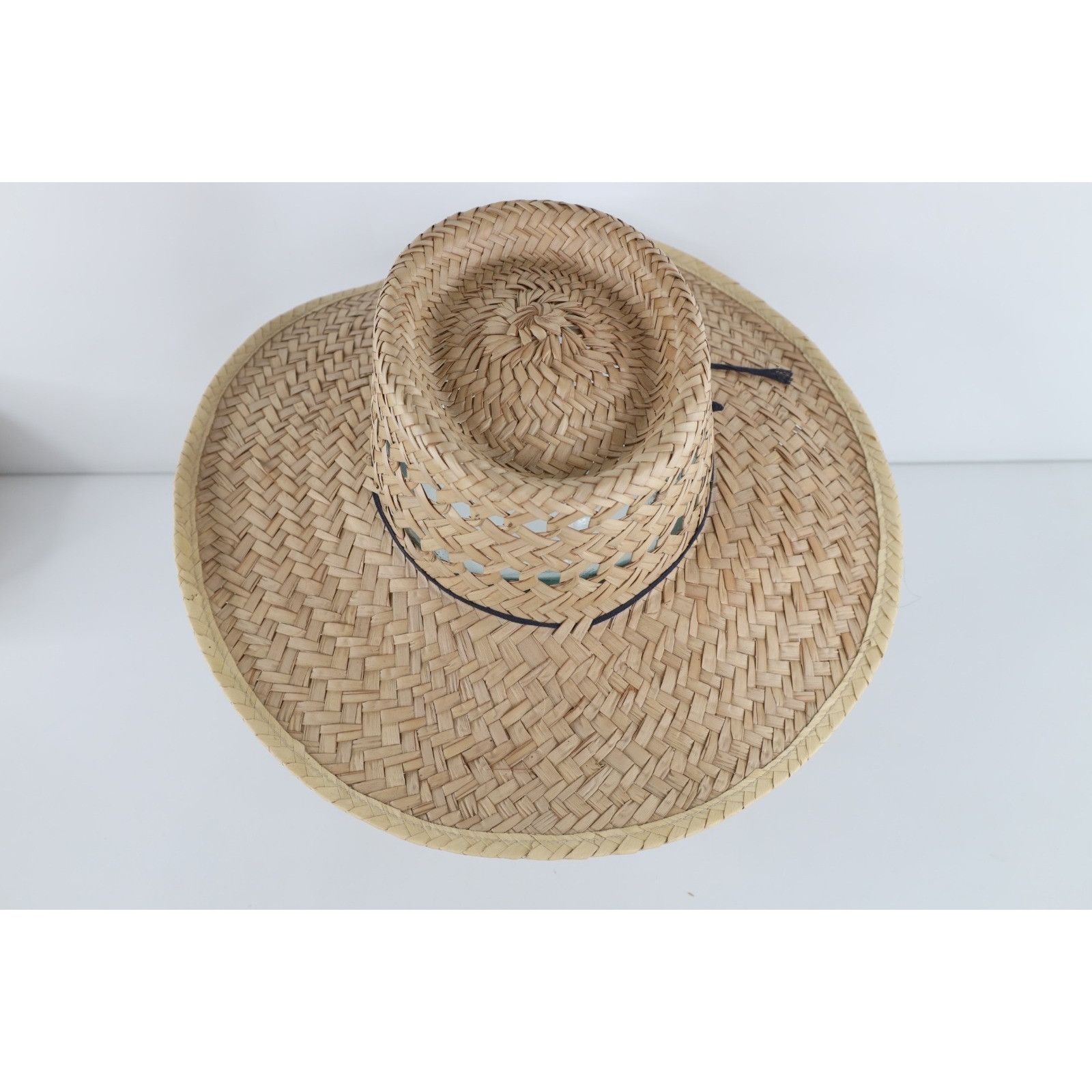 Vintage Vintage 90s Streetwear Roped Natural Wicker Straw Hat Size ONE SIZE - 4 Thumbnail