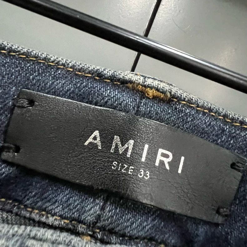Other Amiri Vintage blue distressed jeans Size US 33 - 2 Thumbnail