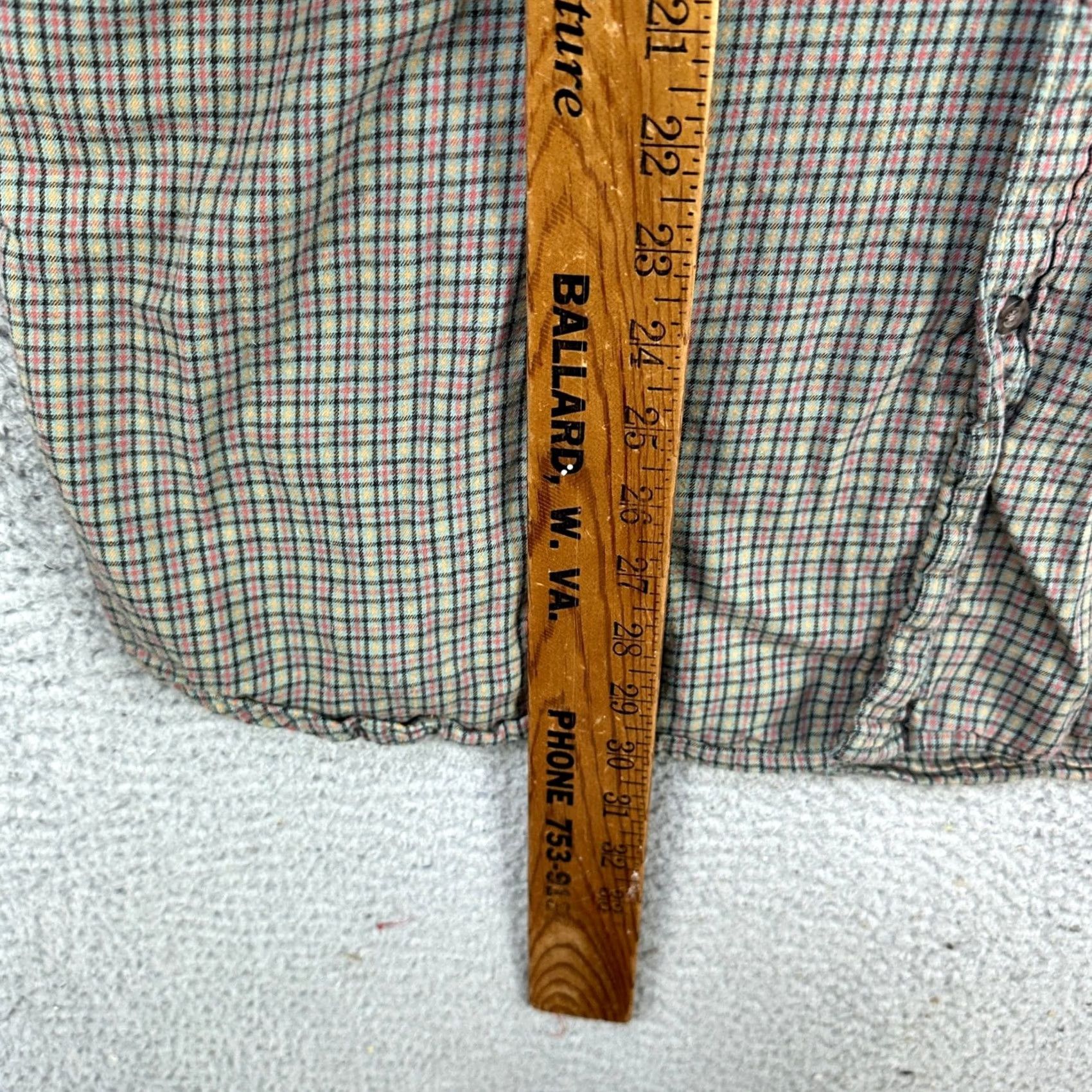 J.Crew J Crew Shirt Button Down Mens 2XL Brown Red Plaid Pocket Classic Size US XXL / EU 58 / 5 - 7 Thumbnail