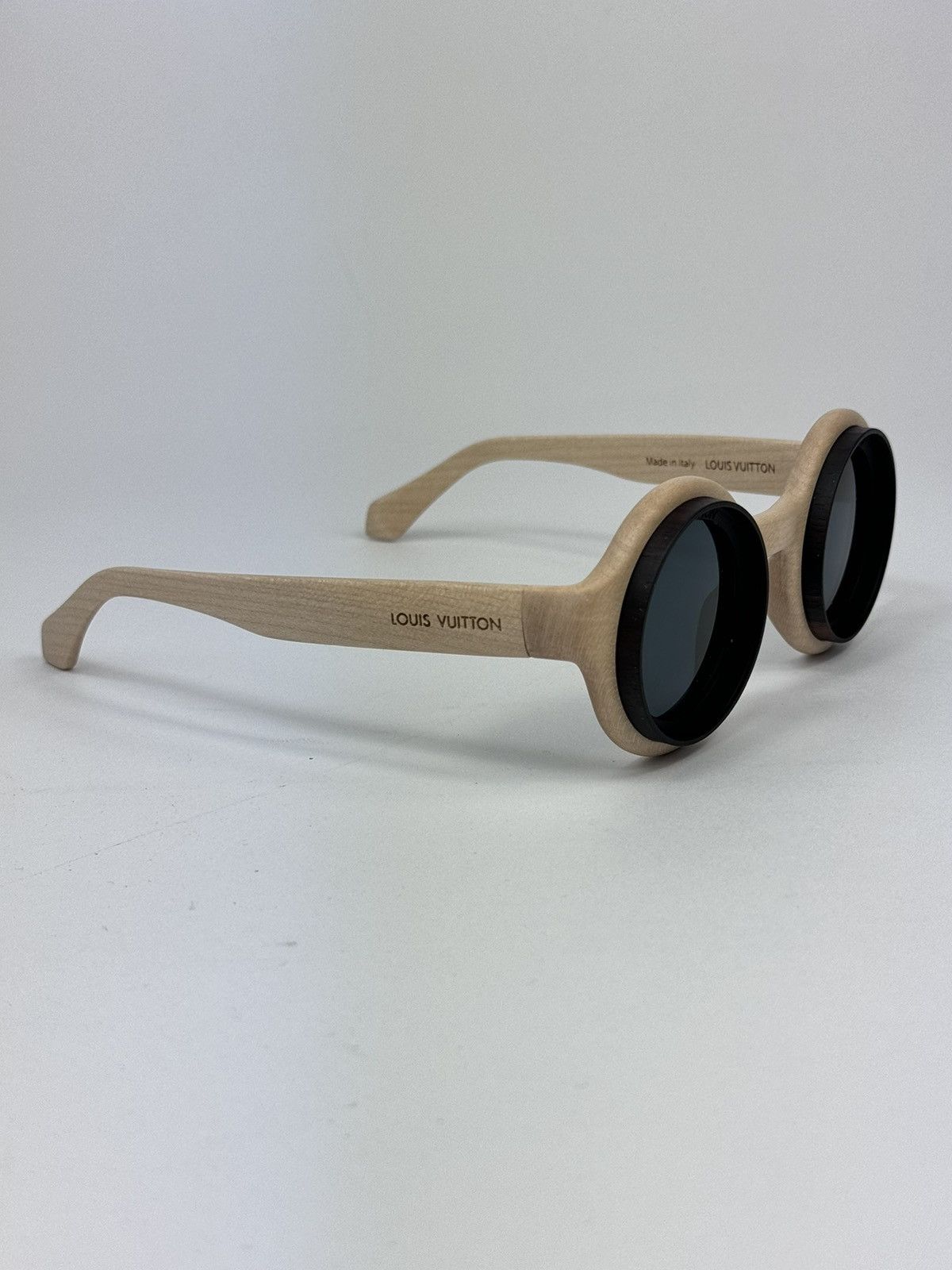 Louis Vuitton LV ROUND WOOD FRAME SUNGLASSES Z2214U RARE Size ONE SIZE - 5 Thumbnail