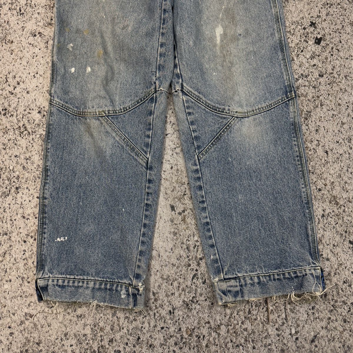 Vintage 90s Fiend Thrashed Faded Distressed Skater Jeans ERD Grunge Size US 32 / EU 48 - 11 Thumbnail