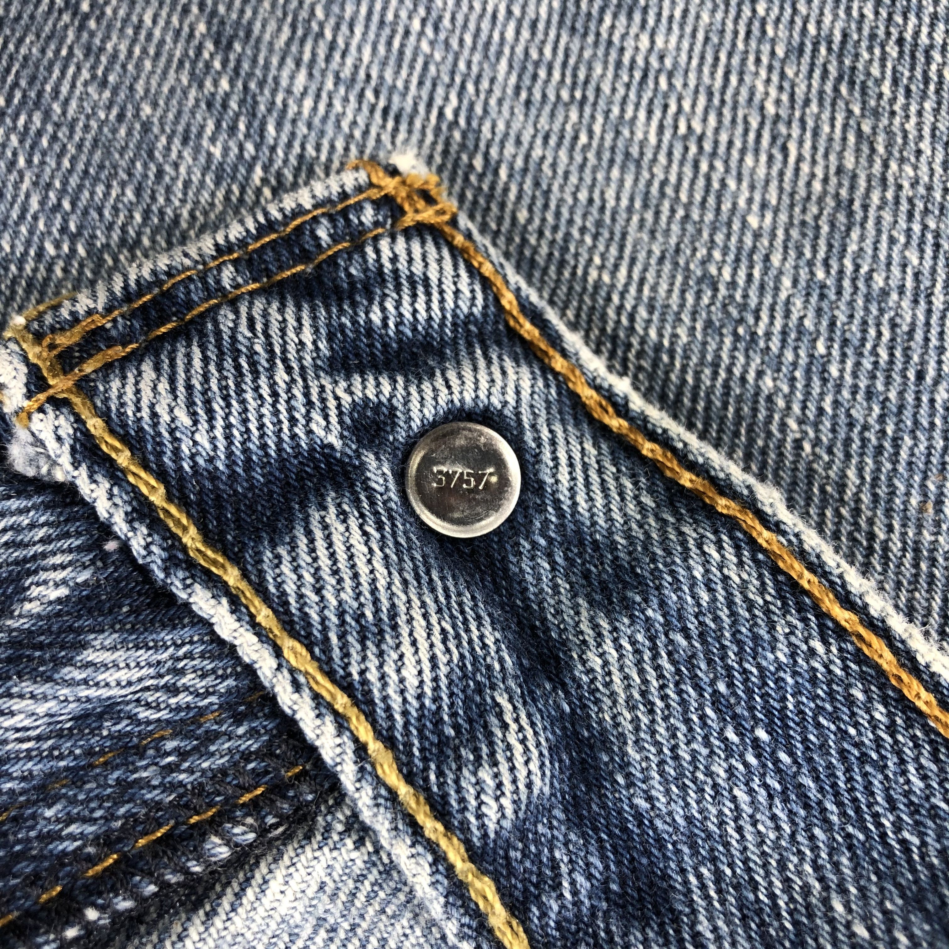 Levi's Vintage Blue Wash Levis 505 Jeans-J1587 Size US 36 / EU 52 - 10 Thumbnail