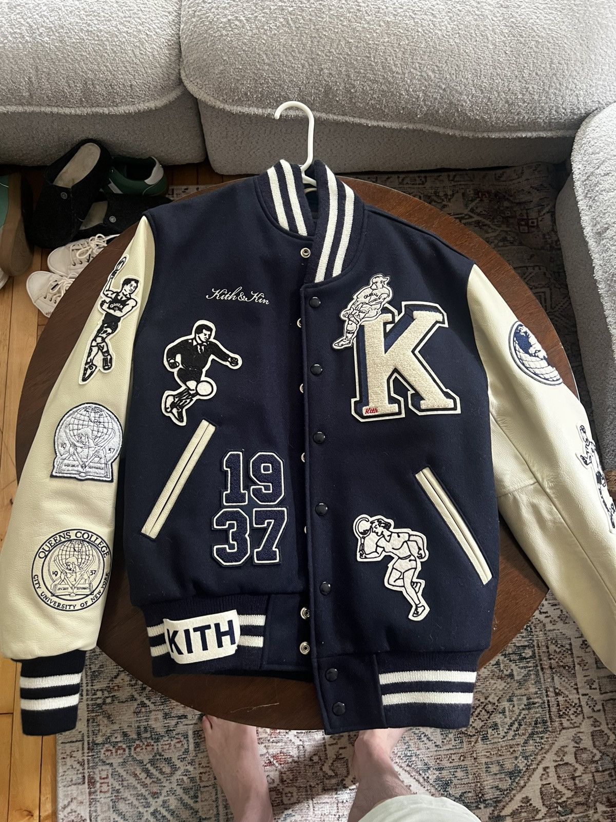 Kith Kith MLB New-York Mets suede bomber | Grailed