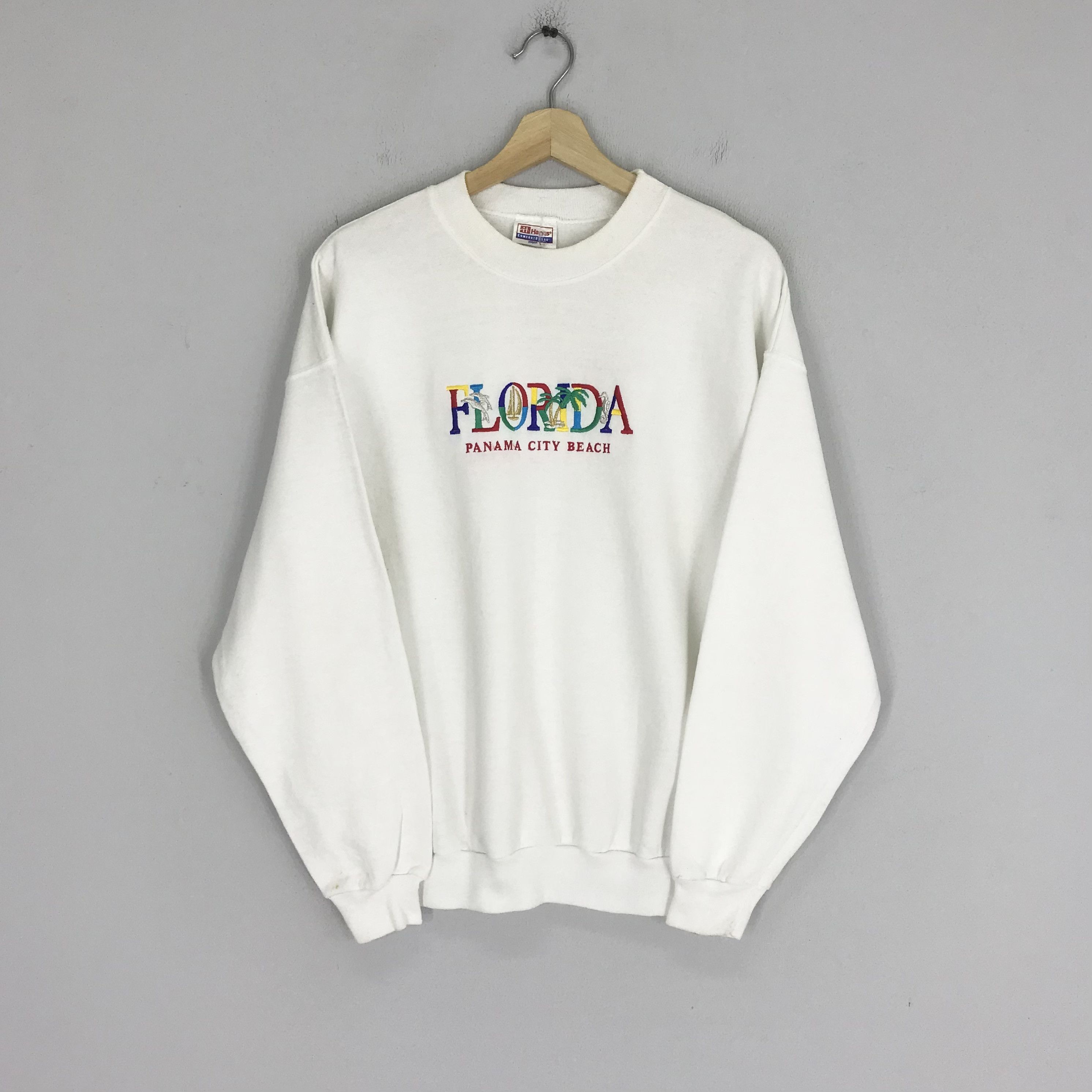 Hanes Vintage 90s Florida Sweatshirts - 53 Size US L / EU 52-54 / 3 - 2 Thumbnail