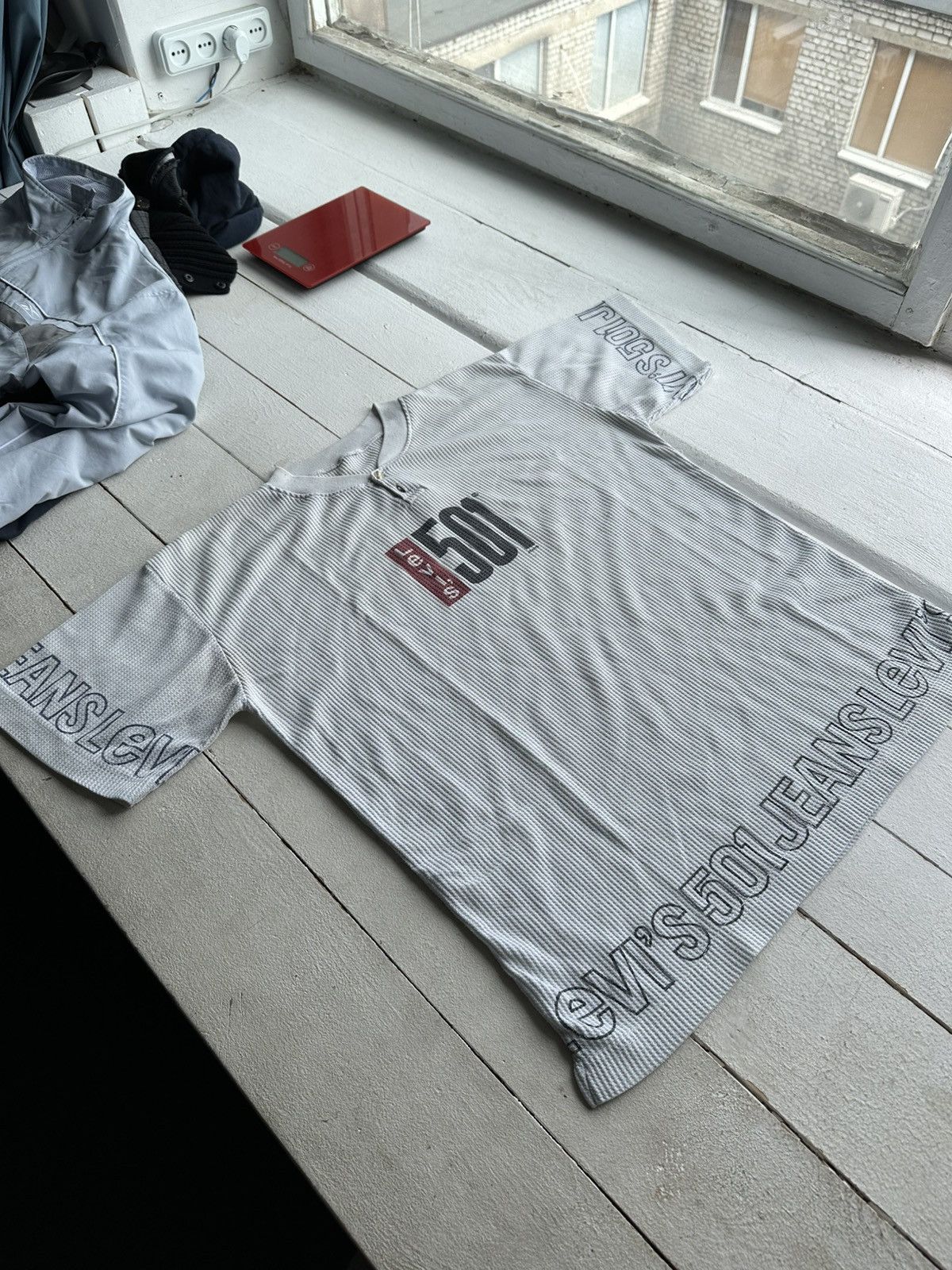 Levi's 🚨VINTAGE LEVI’S 501 archive TEE BIG LOGO 90s Size US L / EU 52-54 / 3 - 2 Thumbnail