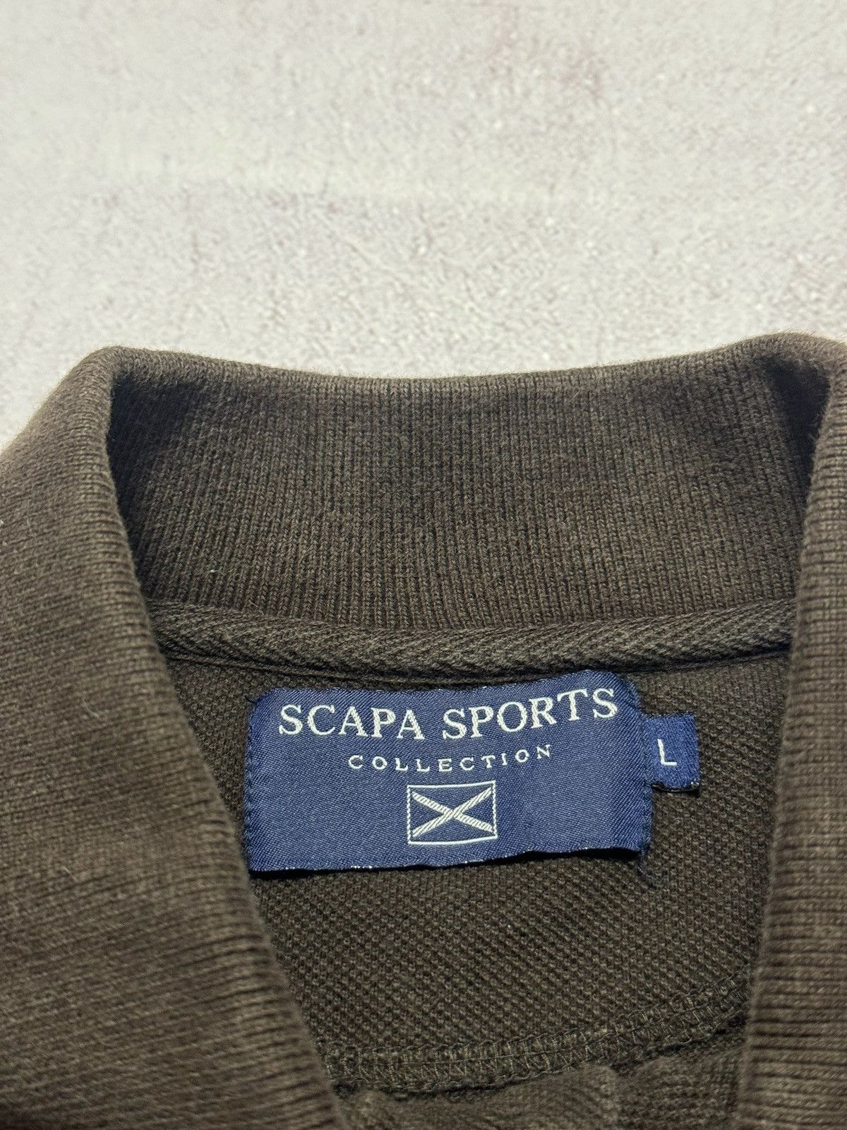 Scapa Sports Vintage Scapa Sports Rugby Sweatshirt Brown #3 Ralph Lauren Size US L / EU 52-54 / 3 - 8 Thumbnail